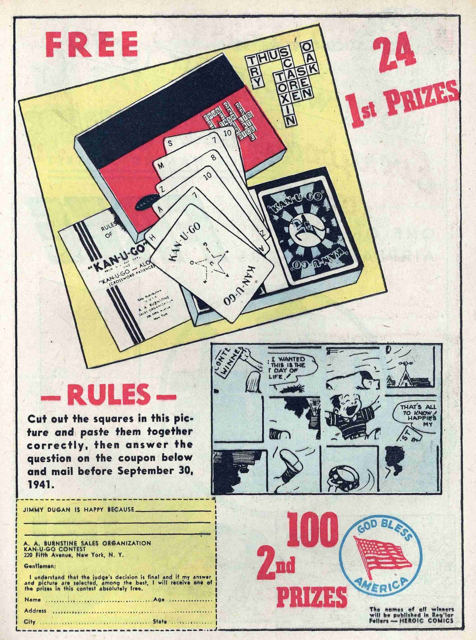 Read online Reg'lar Fellers Heroic Comics comic -  Issue #8 - 39