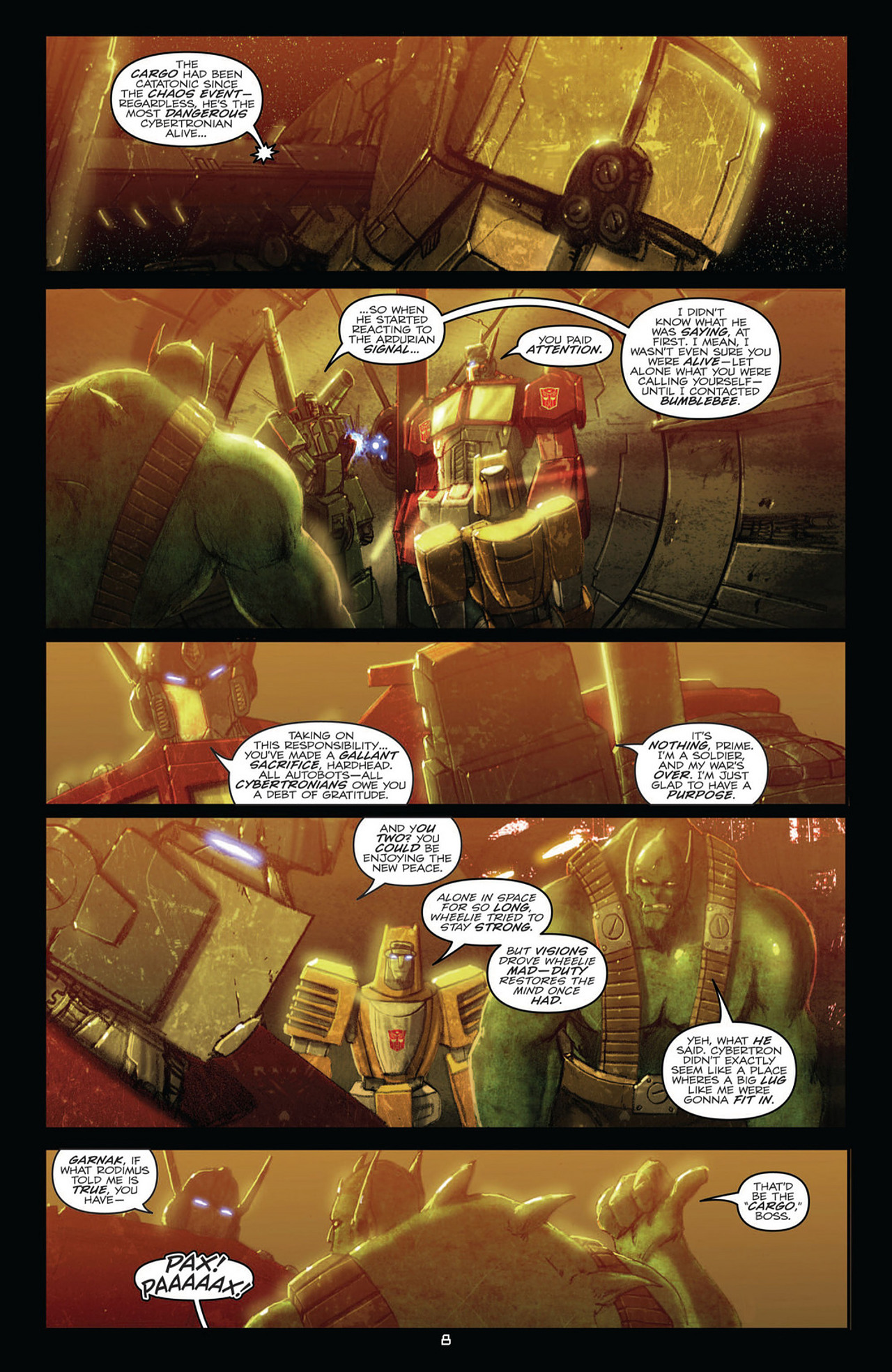 Read online Transformers: Robots In Disguise (2012) comic -  Issue #6 - 9