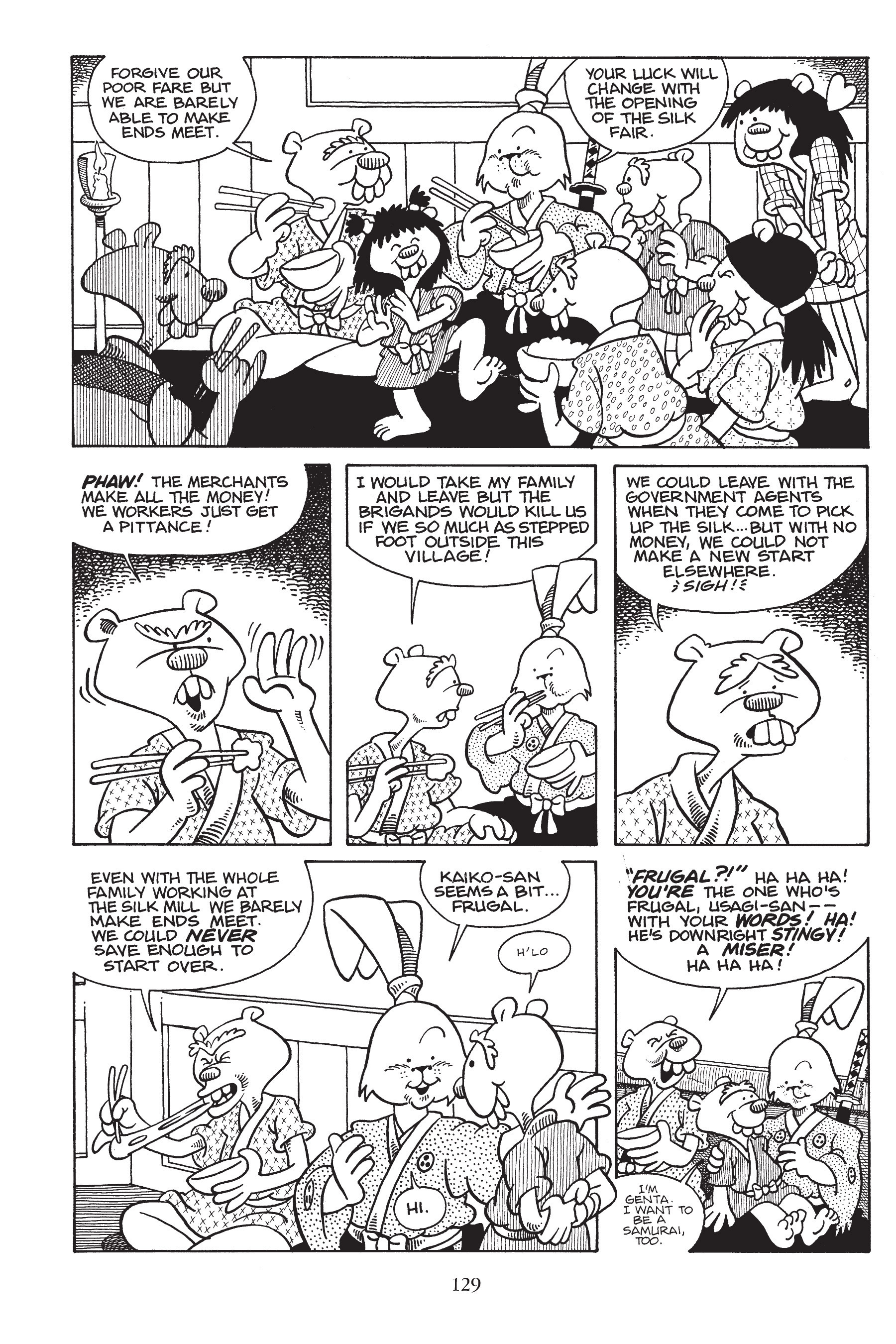 Read online Usagi Yojimbo (1987) comic -  Issue # _TPB 2 - 129