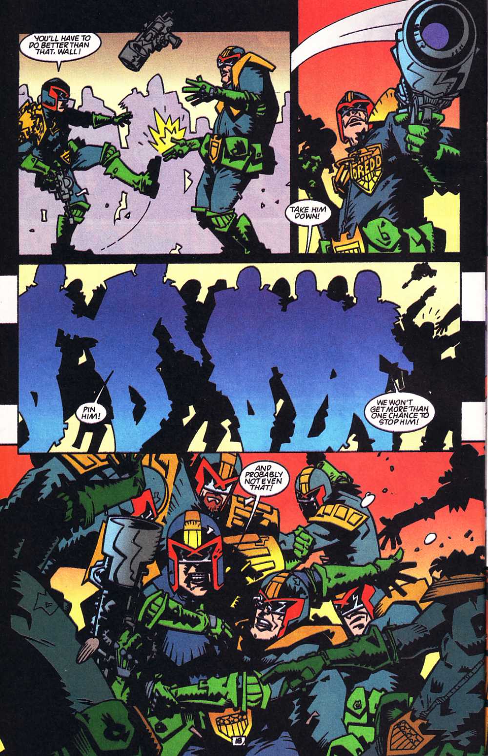 Read online Judge Dredd: Legends of the Law comic -  Issue #8 - 19