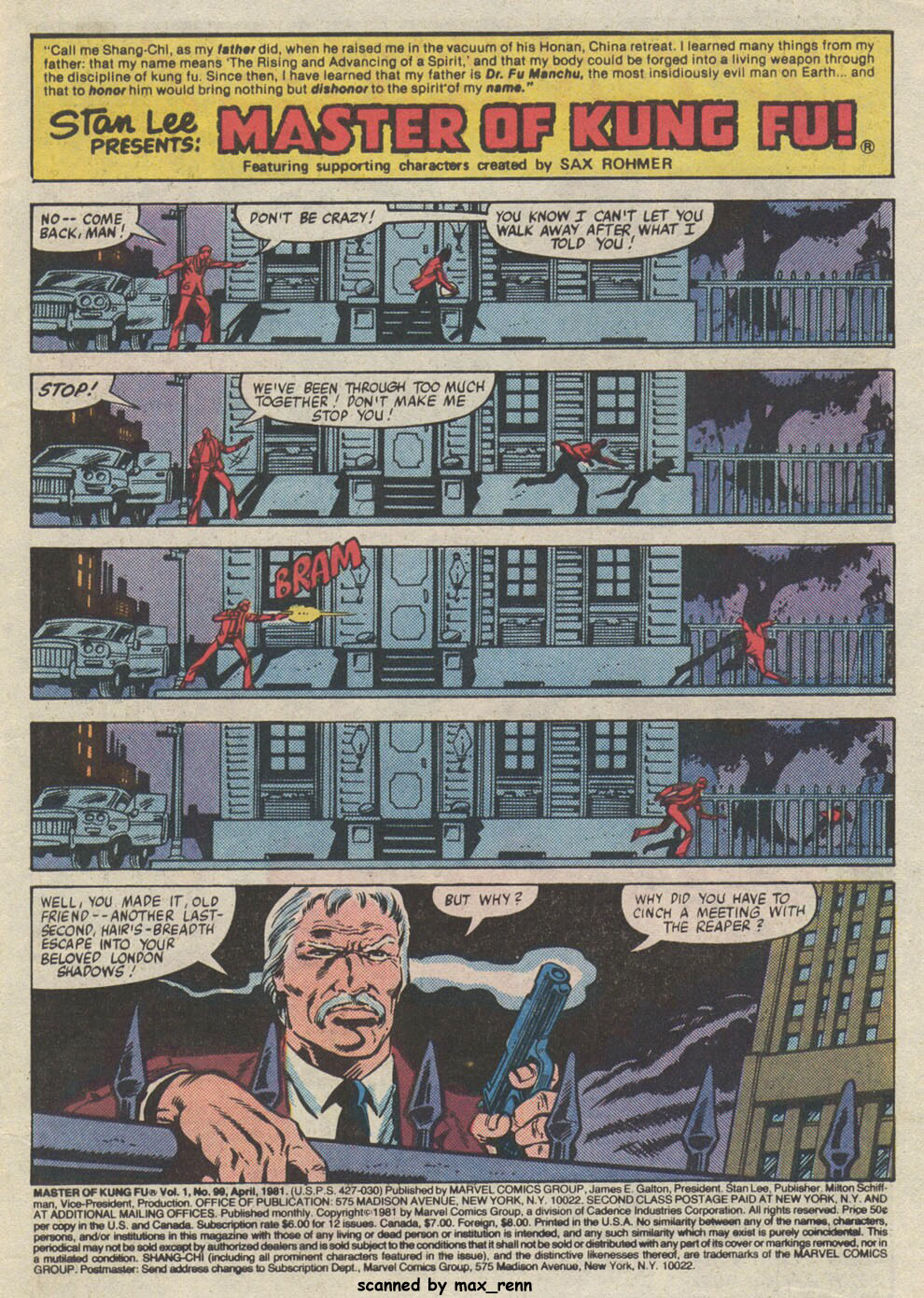 Read online Master of Kung Fu (1974) comic -  Issue #99 - 2