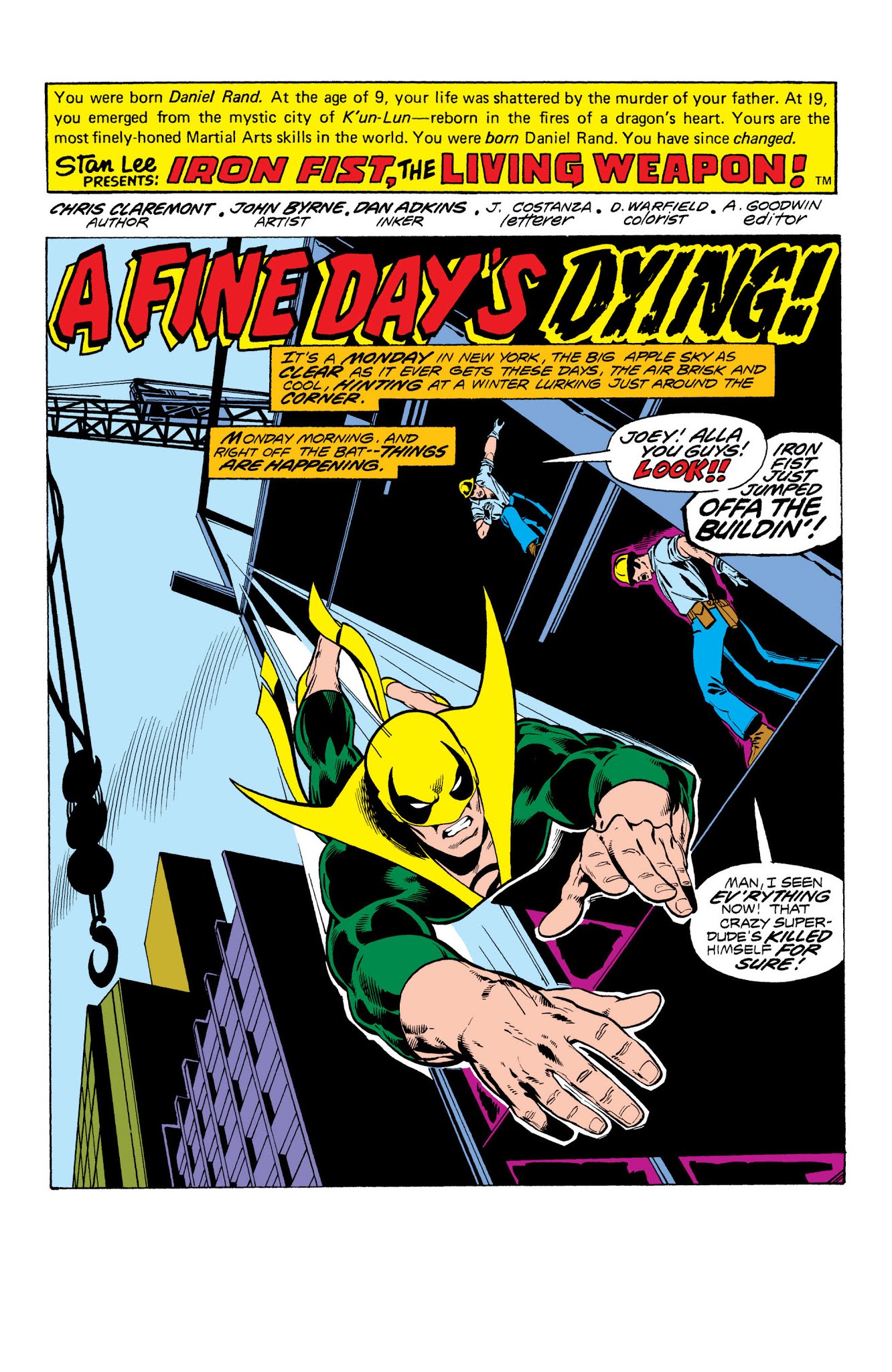 Read online Marvel Masterworks: Iron Fist comic -  Issue # TPB 2 (Part 2) - 52