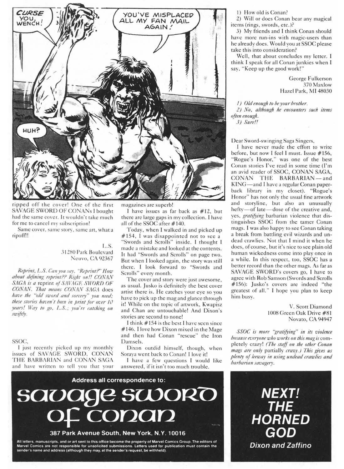 Read online The Savage Sword Of Conan comic -  Issue #161 - 5