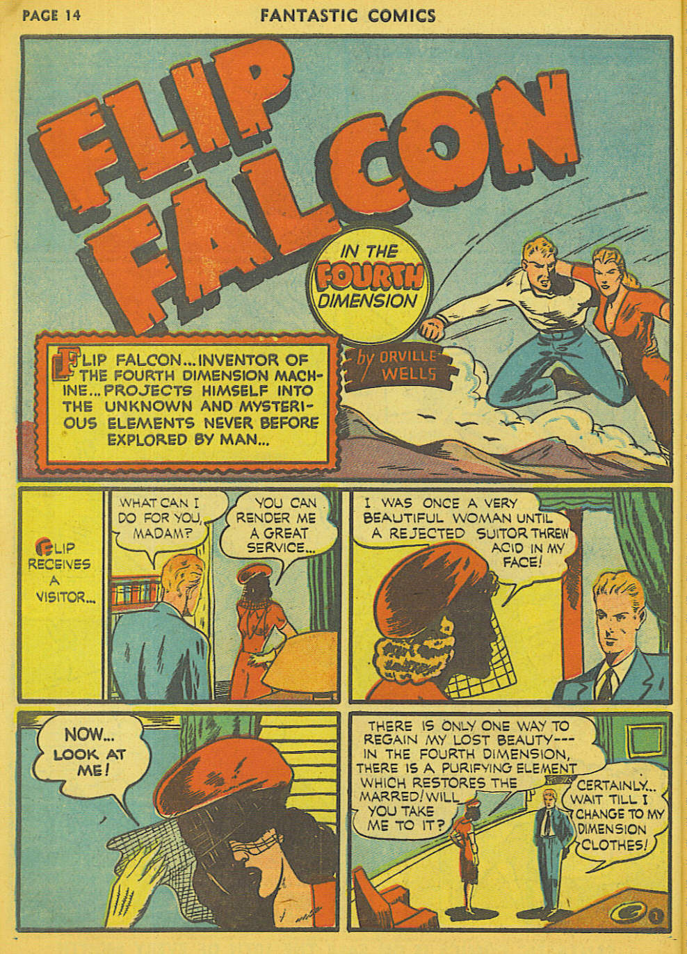 Read online Fantastic Comics comic -  Issue #15 - 7