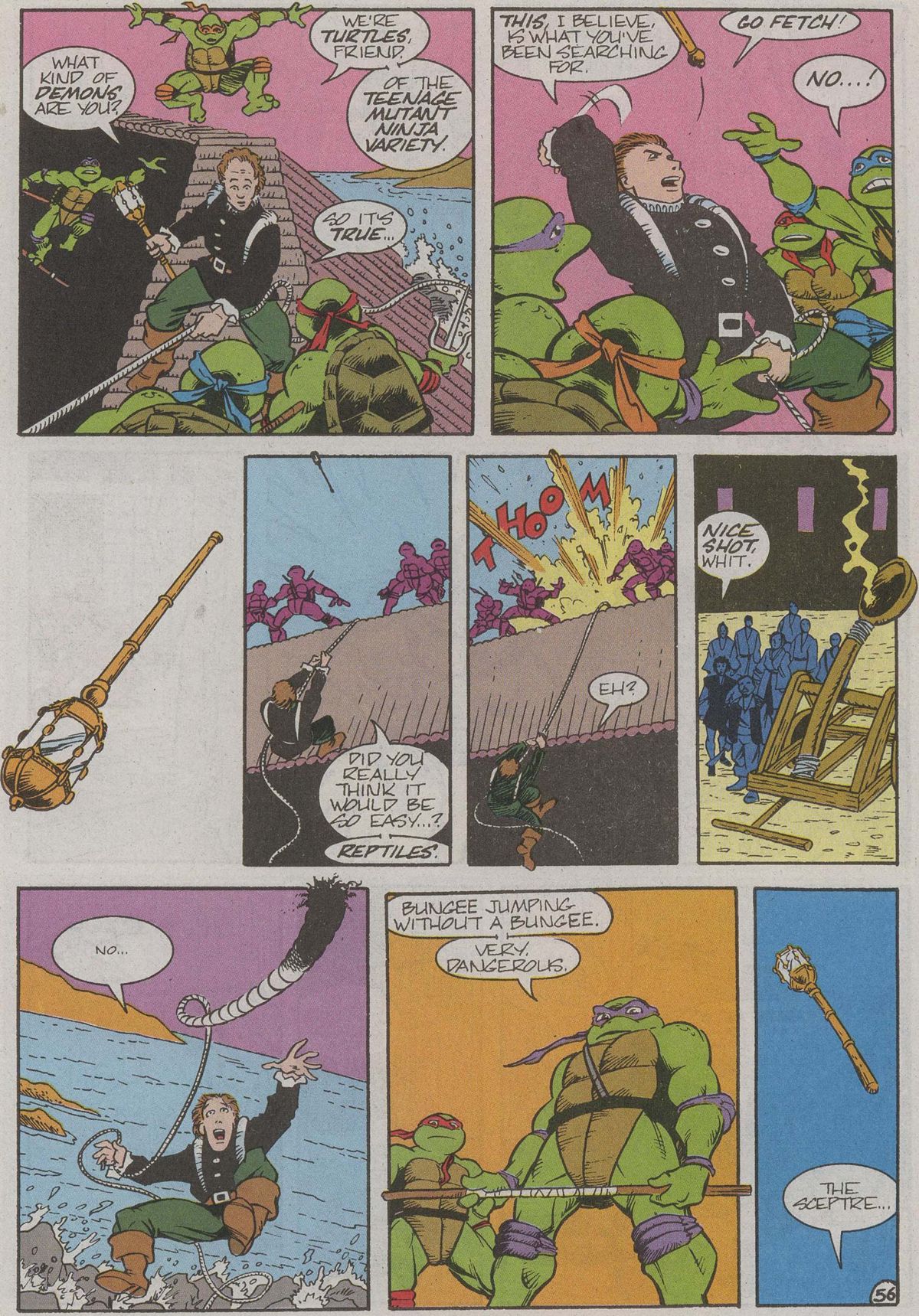 Read online Teenage Mutant Ninja Turtles III The Movie: The Turtles Are Back...In Time! comic -  Issue # Full - 57