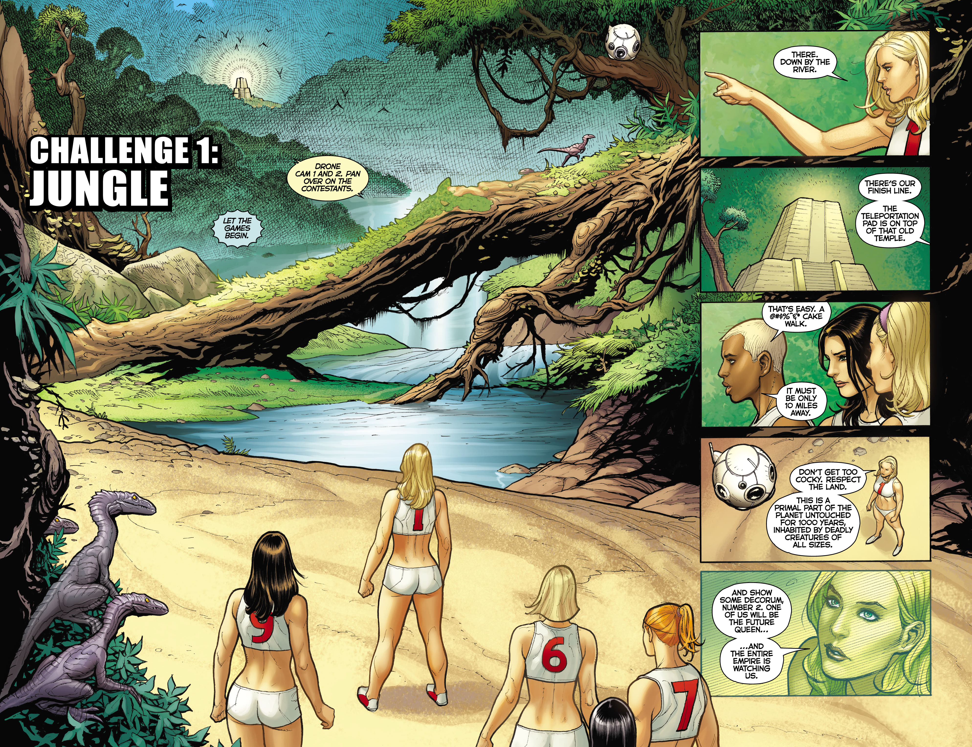 Read online Fight Girls comic -  Issue #1 - 7
