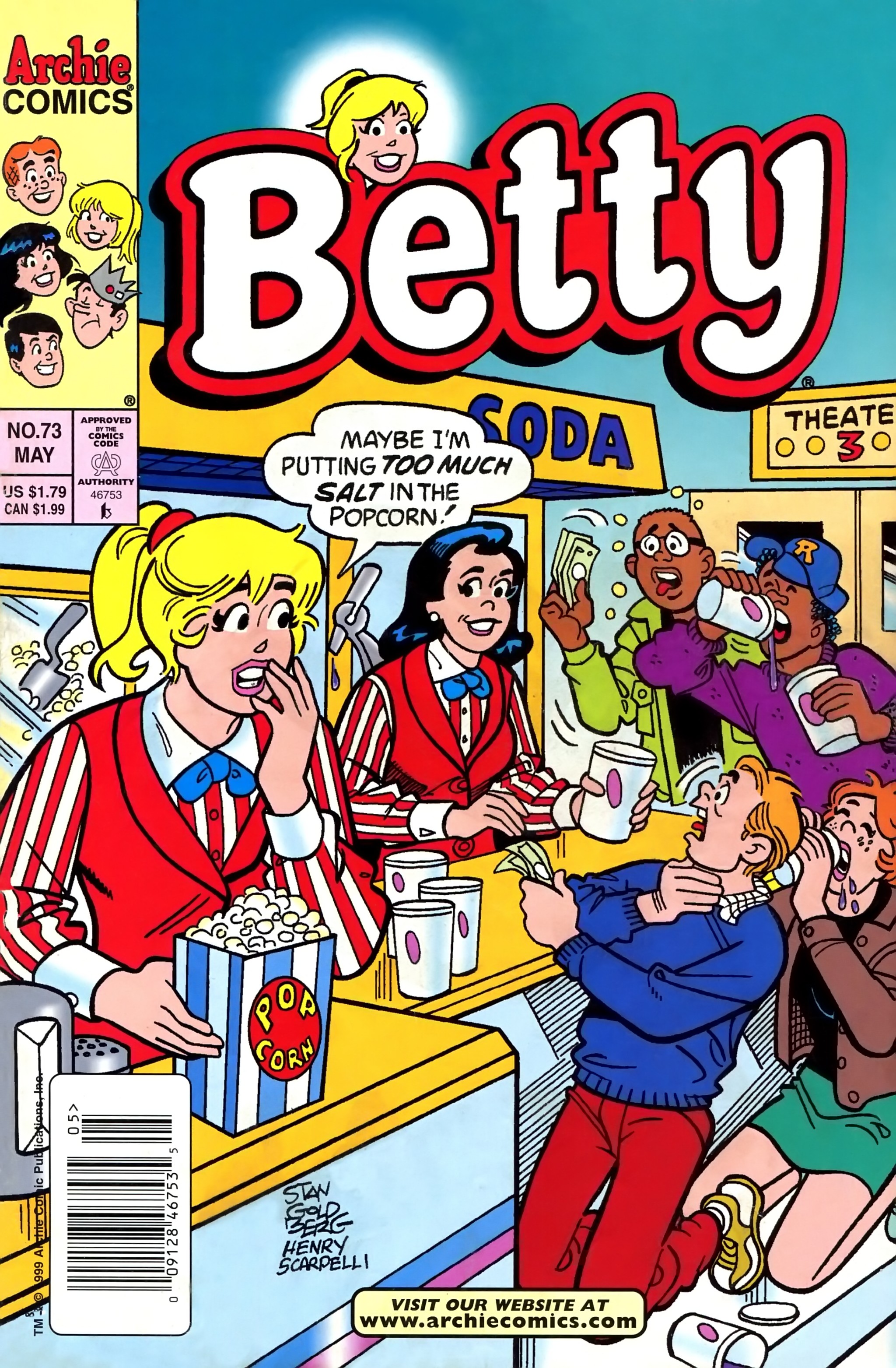 Read online Betty comic -  Issue #73 - 1