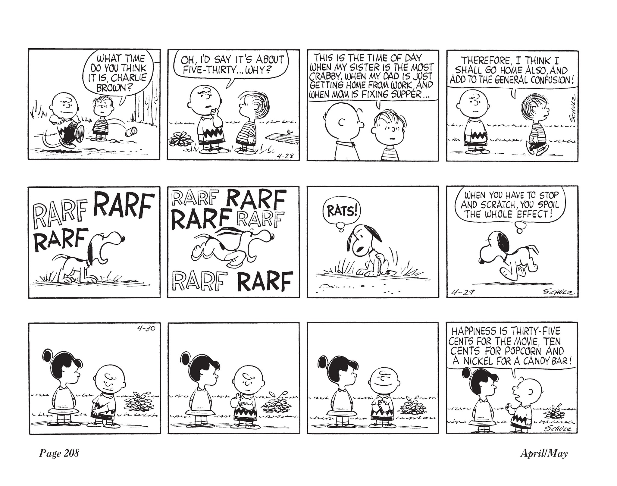 Read online The Complete Peanuts comic -  Issue # TPB 5 - 224
