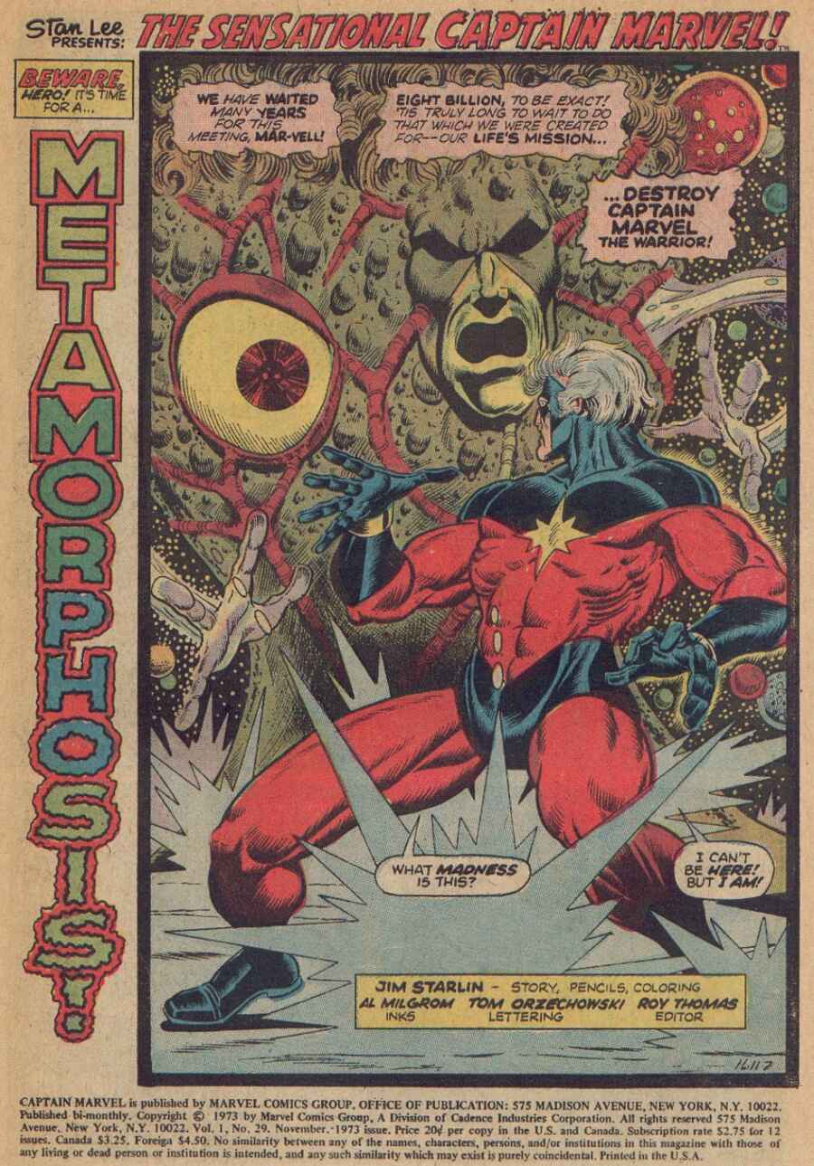 Captain Marvel (1968) Issue #29 #29 - English 2