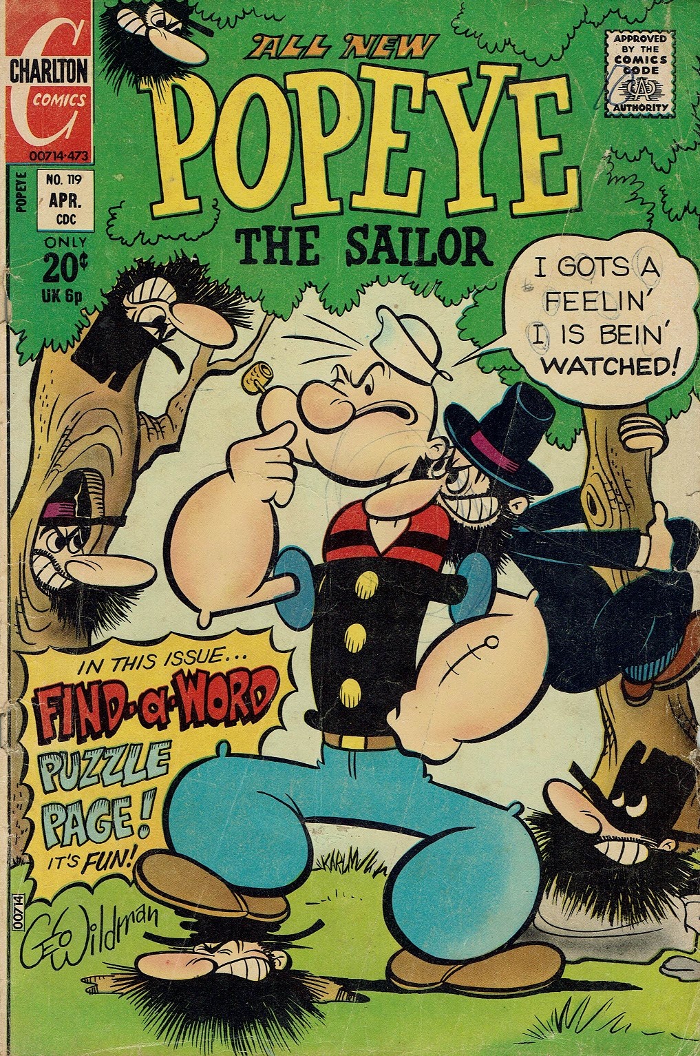 Read online Popeye (1948) comic -  Issue #119 - 1