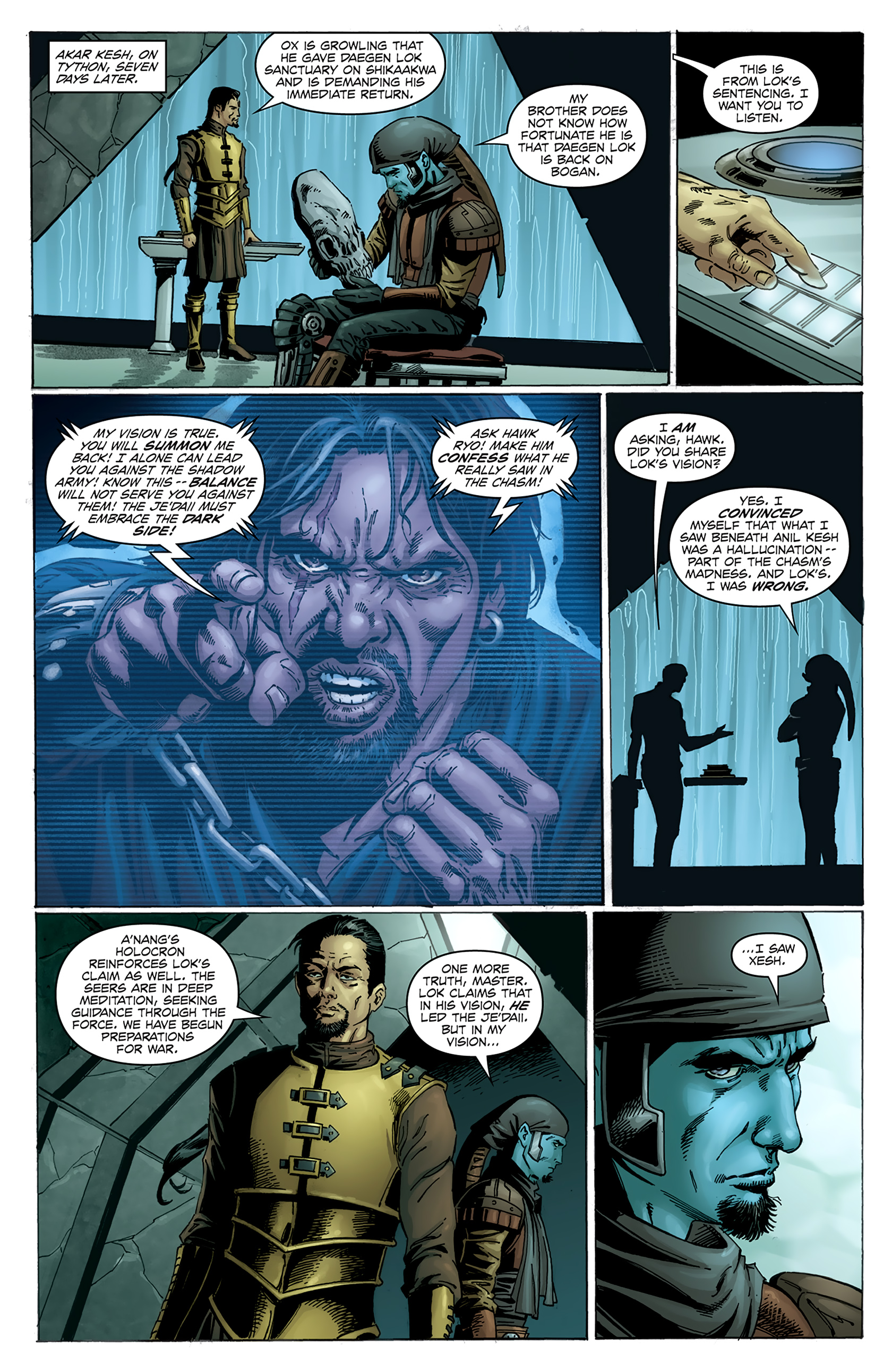 Read online Star Wars: Dawn of the Jedi - Prisoner of Bogan comic -  Issue #5 - 21