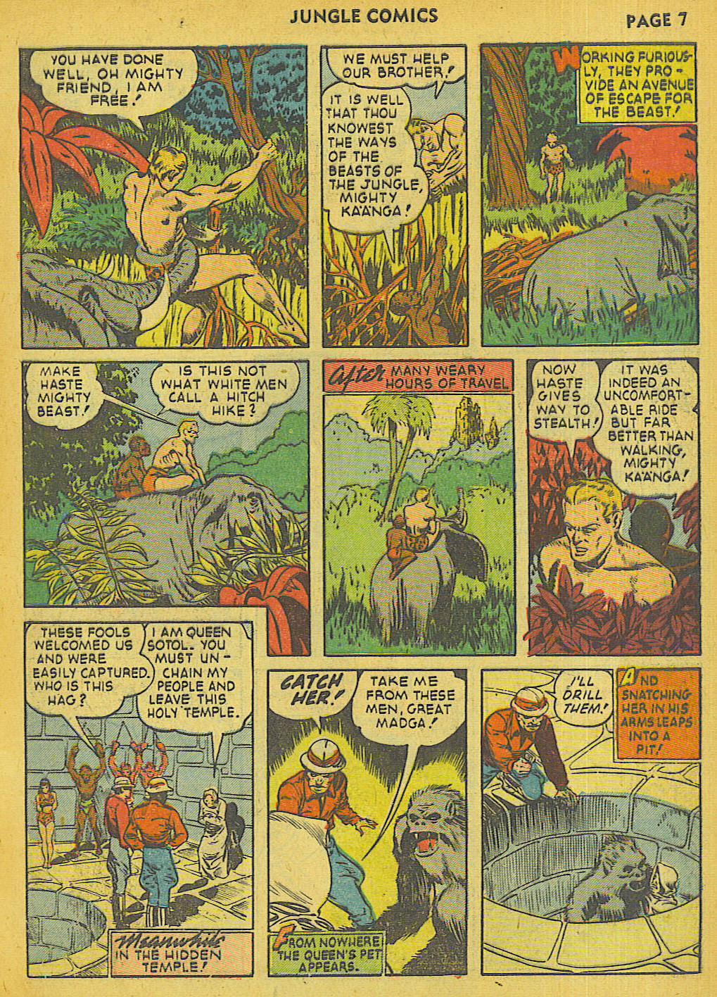 Read online Jungle Comics comic -  Issue #27 - 9