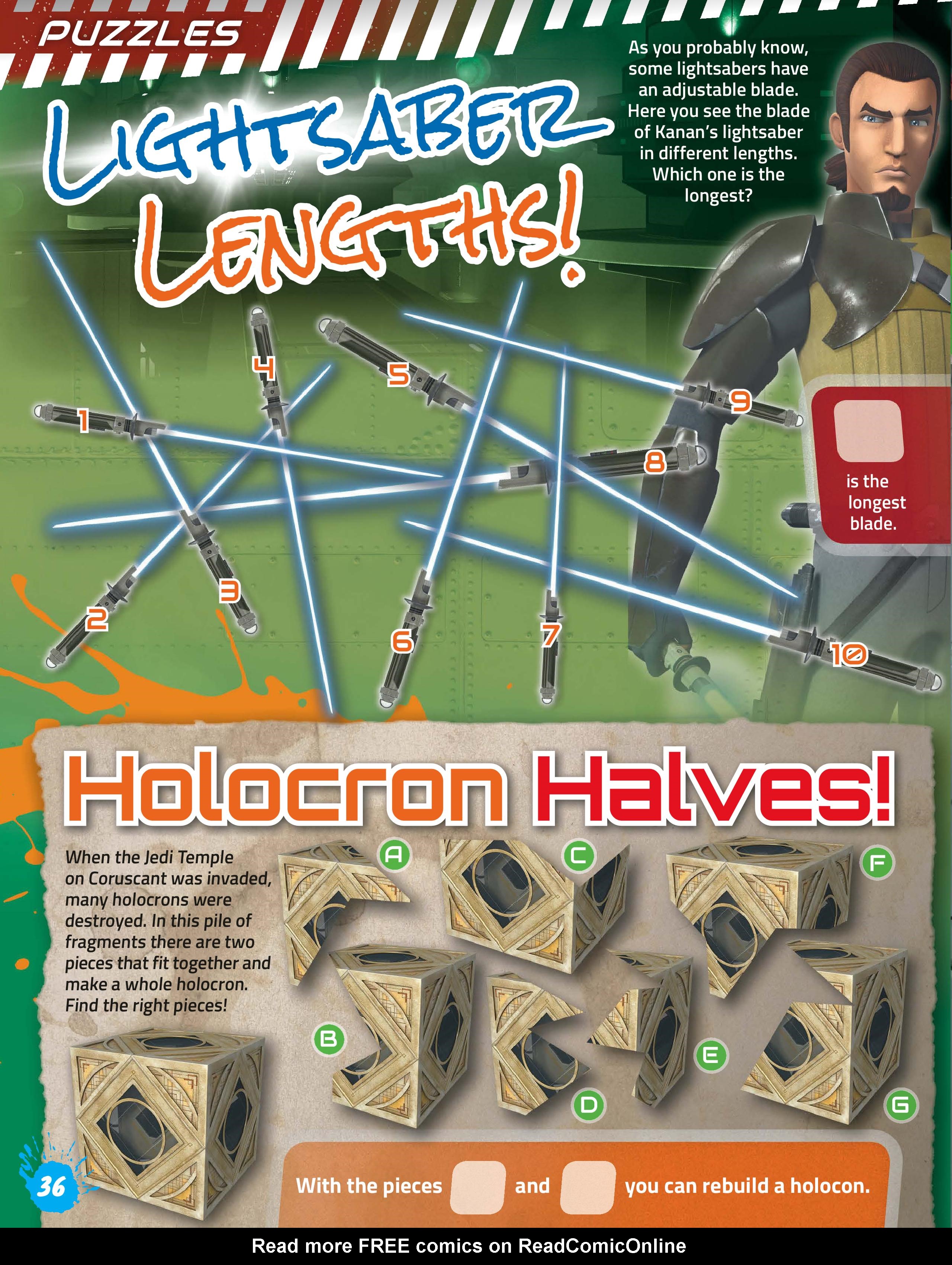 Read online Star Wars Rebels Magazine comic -  Issue #6 - 36