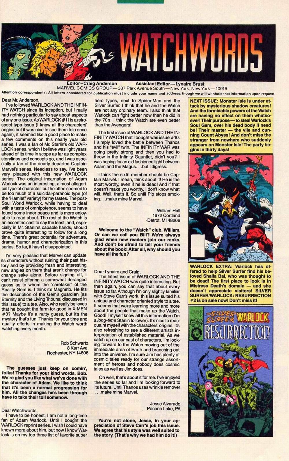 Read online Warlock and the Infinity Watch comic -  Issue #15 - 24