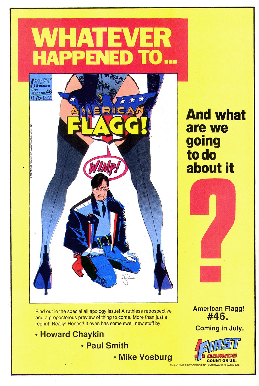 Read online American Flagg! comic -  Issue #45 - 22
