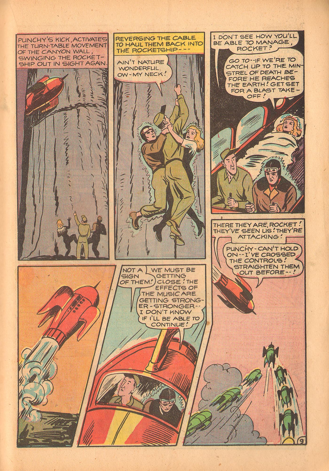 Read online Rocket Kelly (1945) comic -  Issue #4 - 35