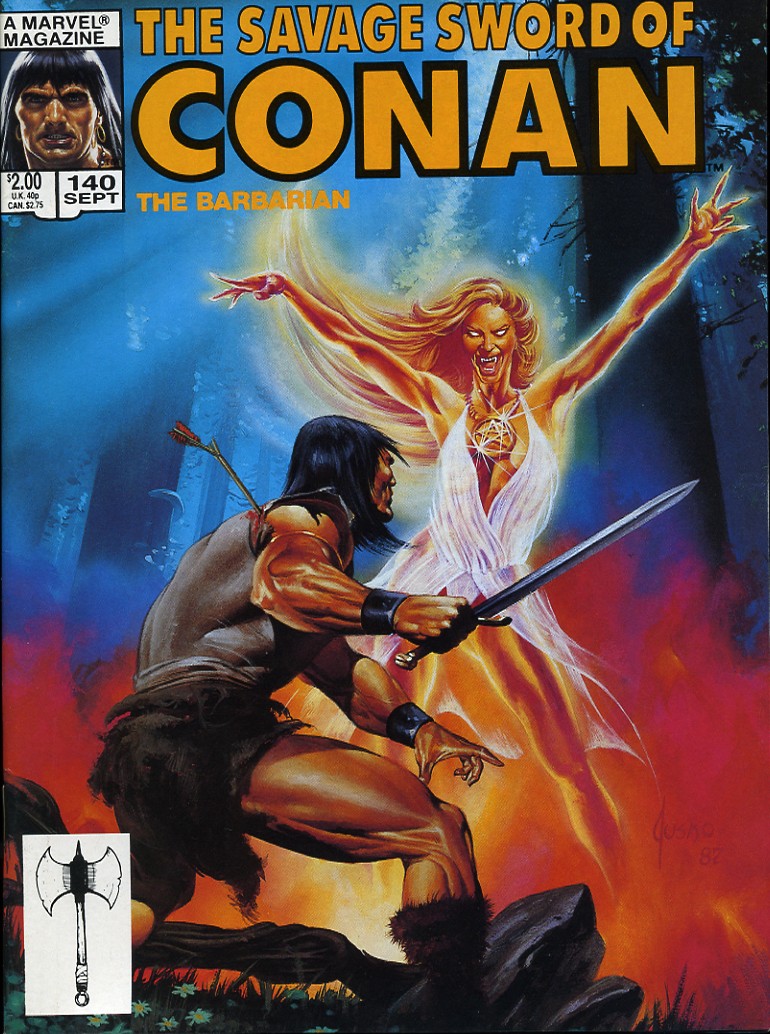 Read online The Savage Sword Of Conan comic -  Issue #140 - 1