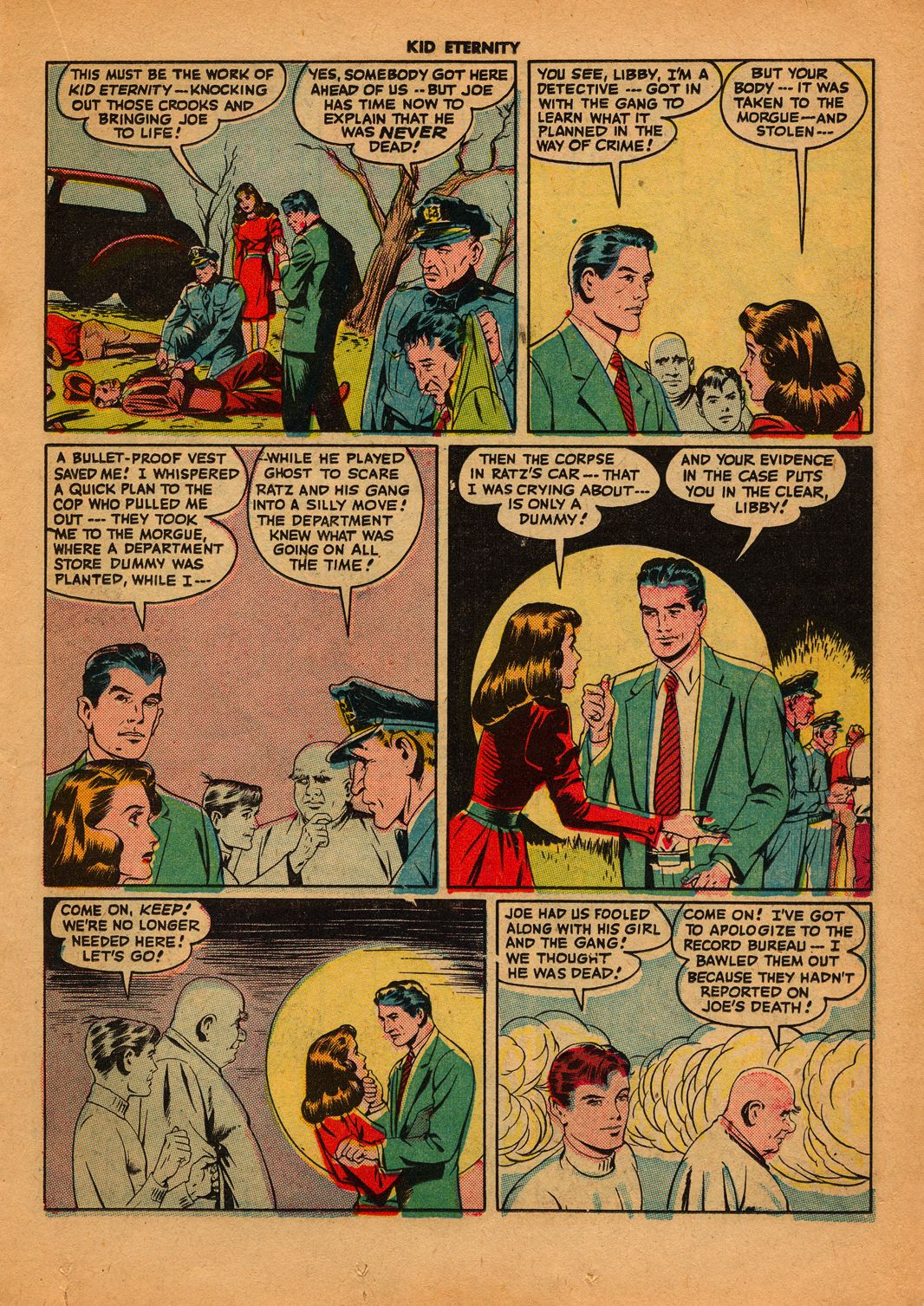 Read online Kid Eternity (1946) comic -  Issue #5 - 25