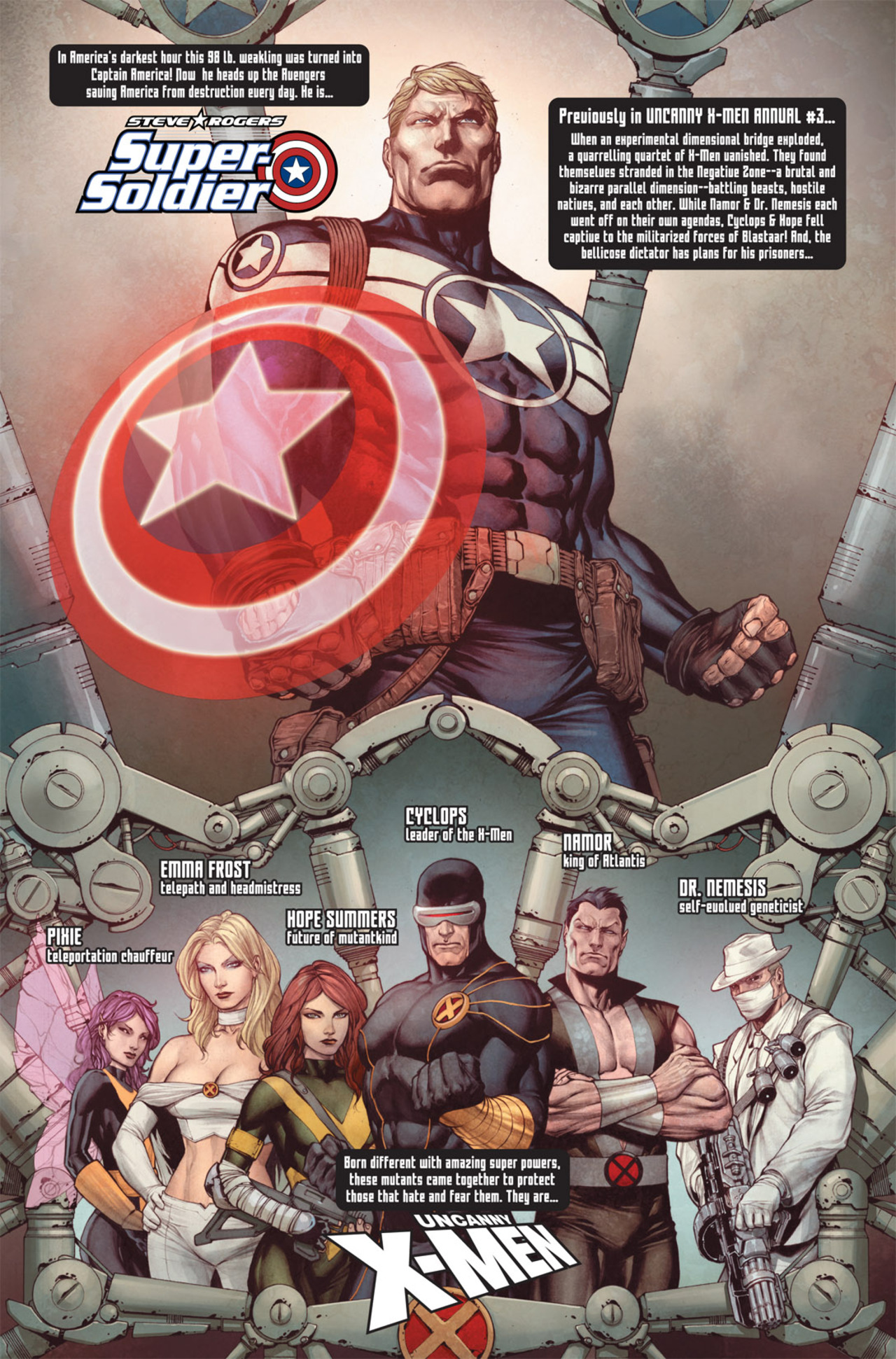 Read online X-Men/Steve Rogers: Escape From the Negative Zone comic -  Issue # TPB - 38