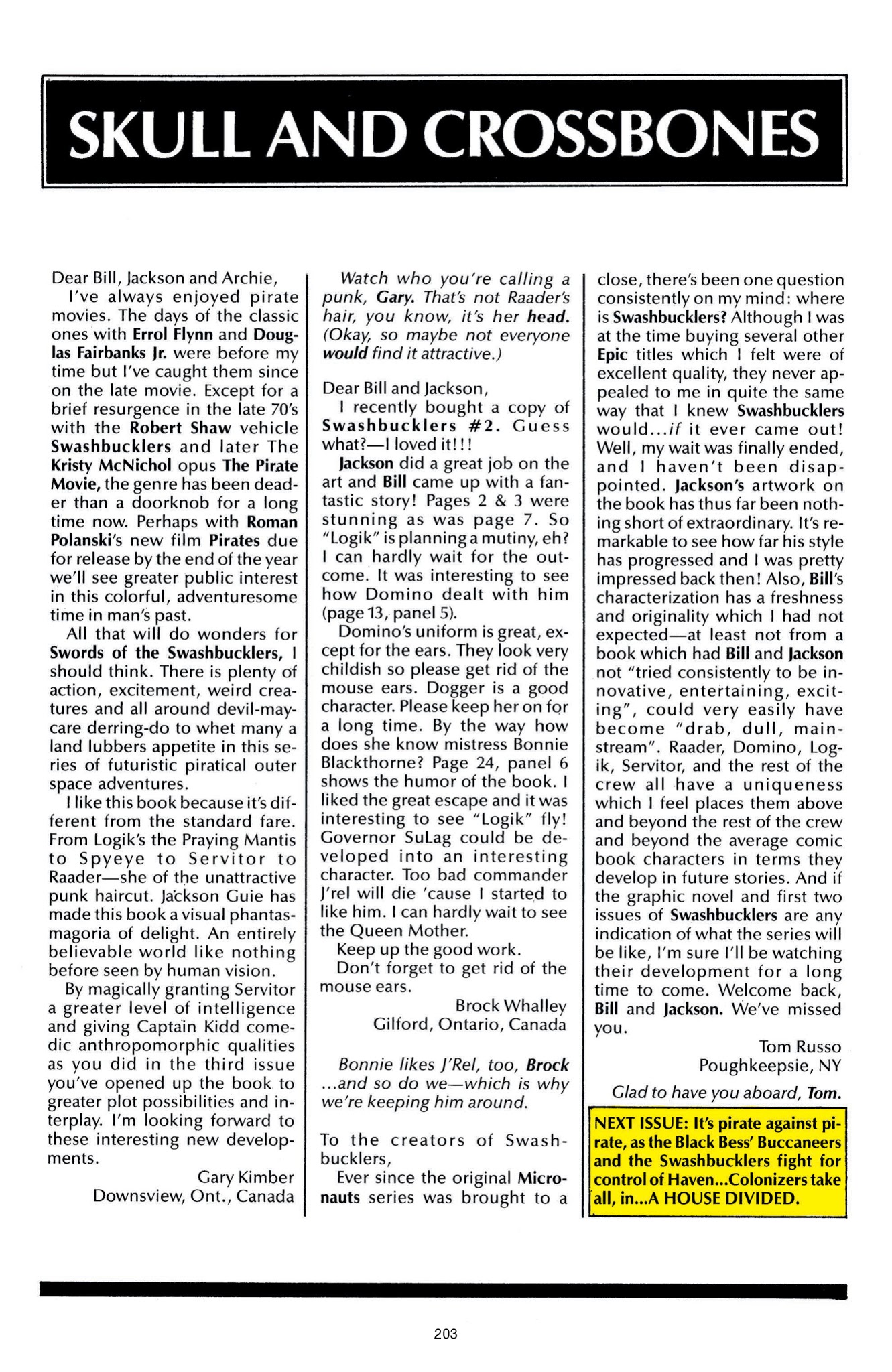 Read online Swords of the Swashbucklers comic -  Issue # TPB - 192