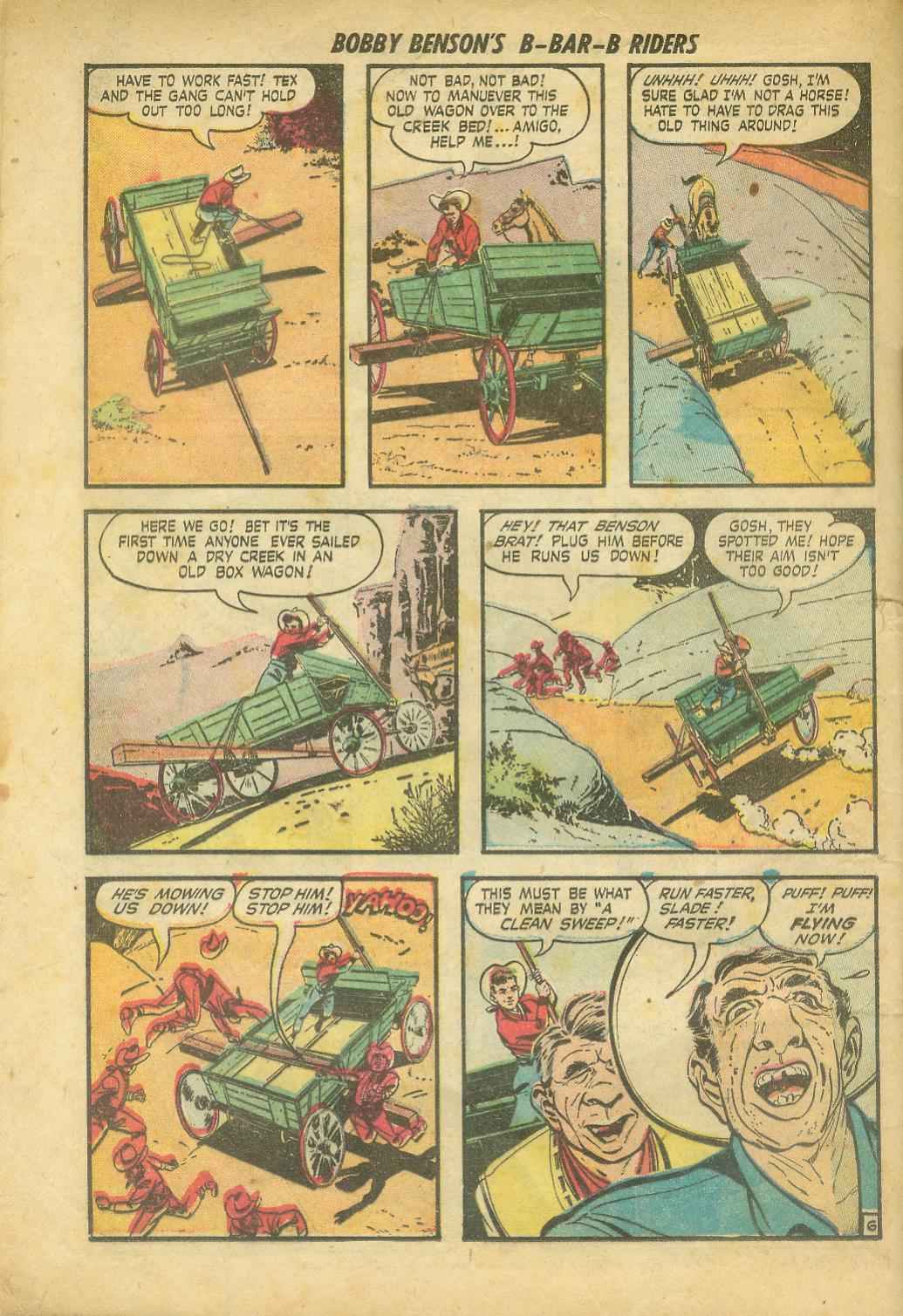 Read online Bobby Benson's B-Bar-B Riders comic -  Issue #8 - 32