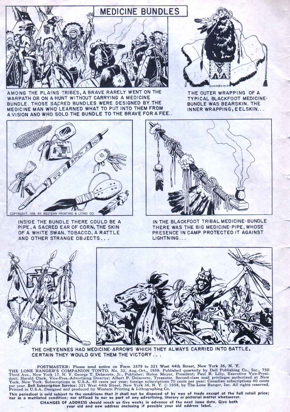 Read online Lone Ranger's Companion Tonto comic -  Issue #32 - 2