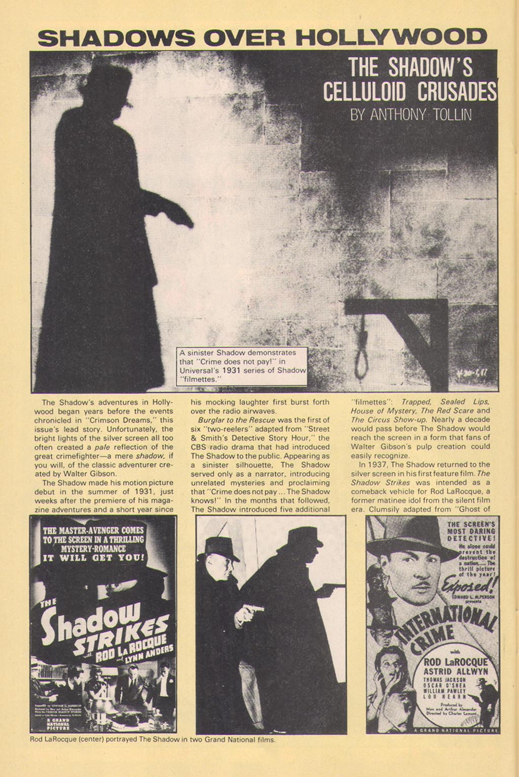 Read online The Shadow Strikes! comic -  Issue # _Annual 1 - 56