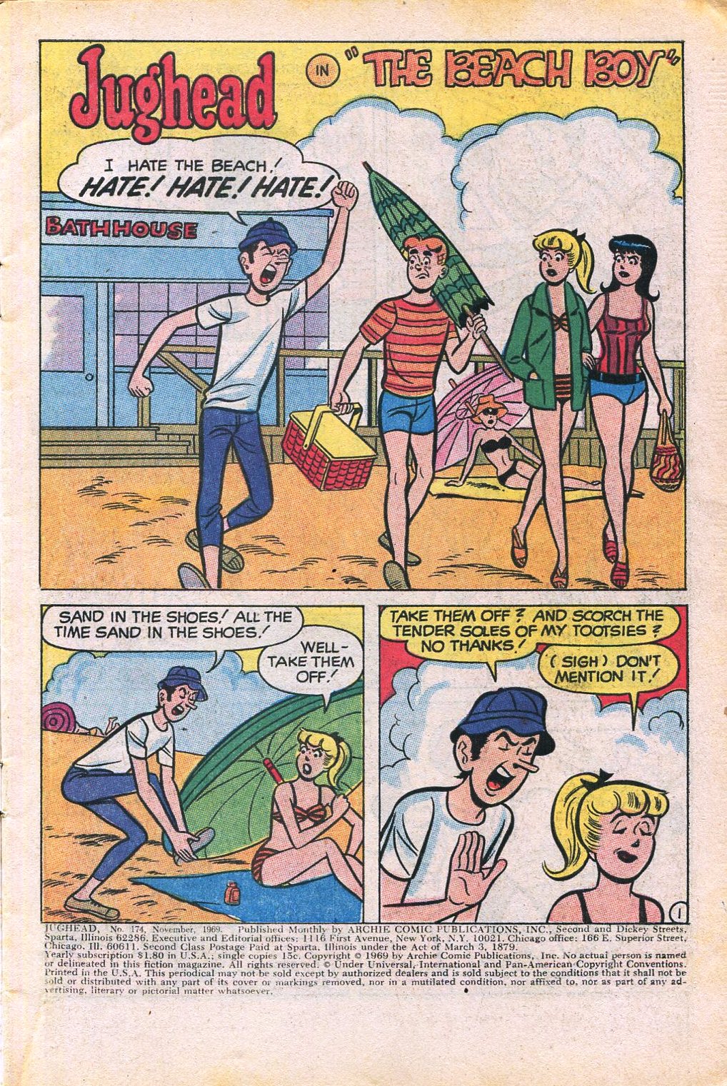 Read online Jughead (1965) comic -  Issue #174 - 3
