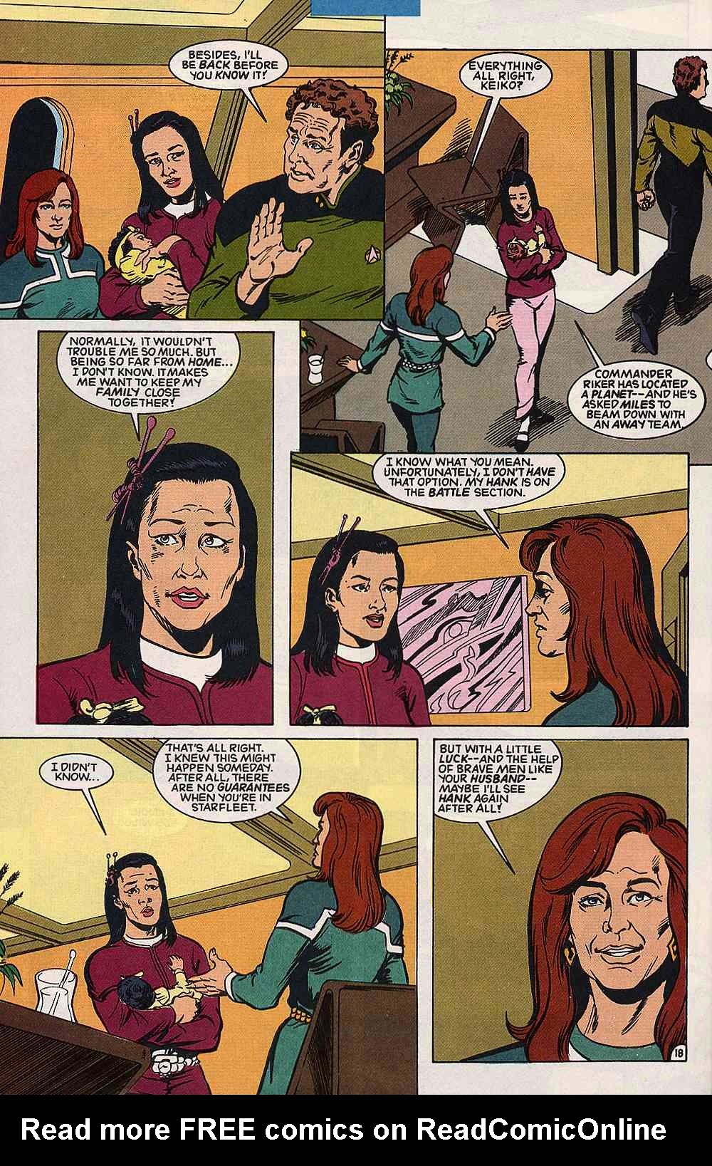 Read online Star Trek: The Next Generation (1989) comic -  Issue #41 - 19