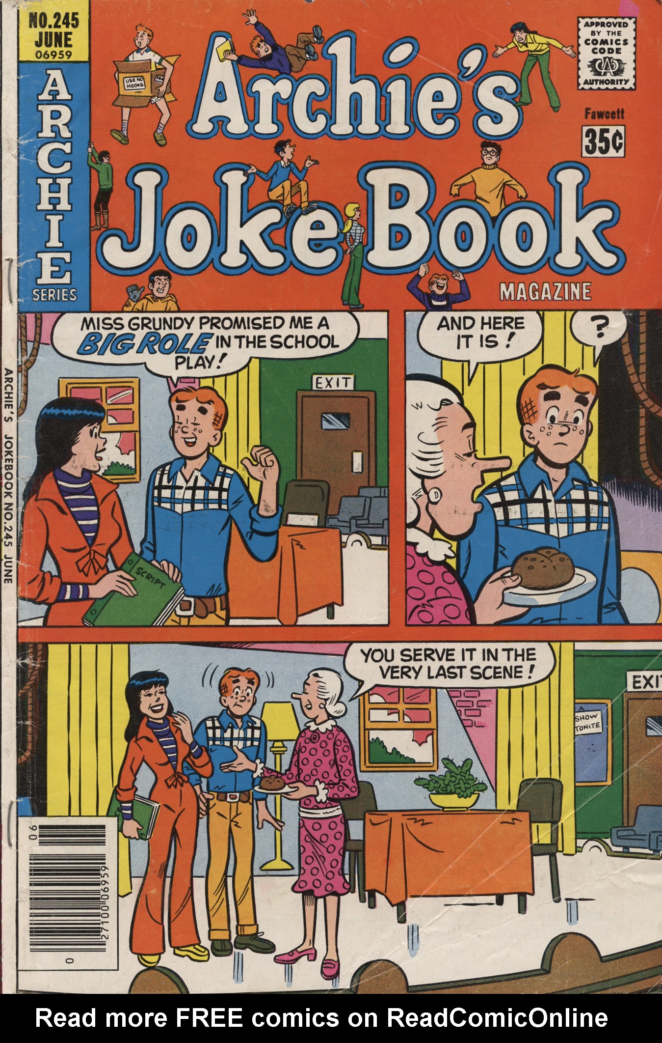 Read online Archie's Joke Book Magazine comic -  Issue #245 - 1
