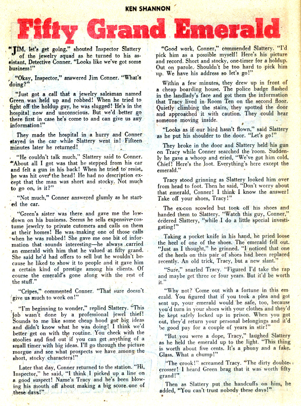 Read online Ken Shannon comic -  Issue #3 - 26