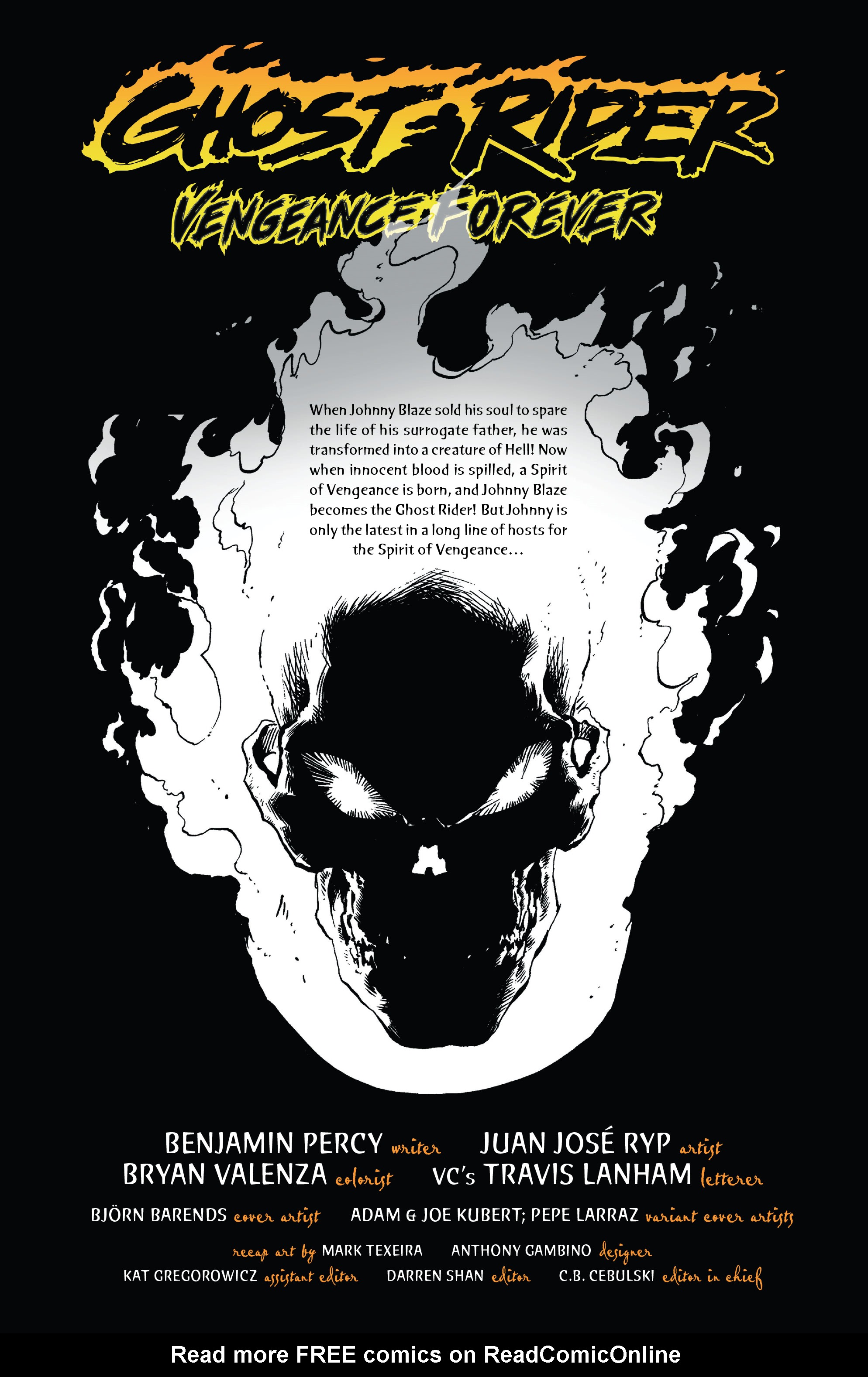 Read online Ghost Rider: Vengeance Forever comic -  Issue #1 - 2