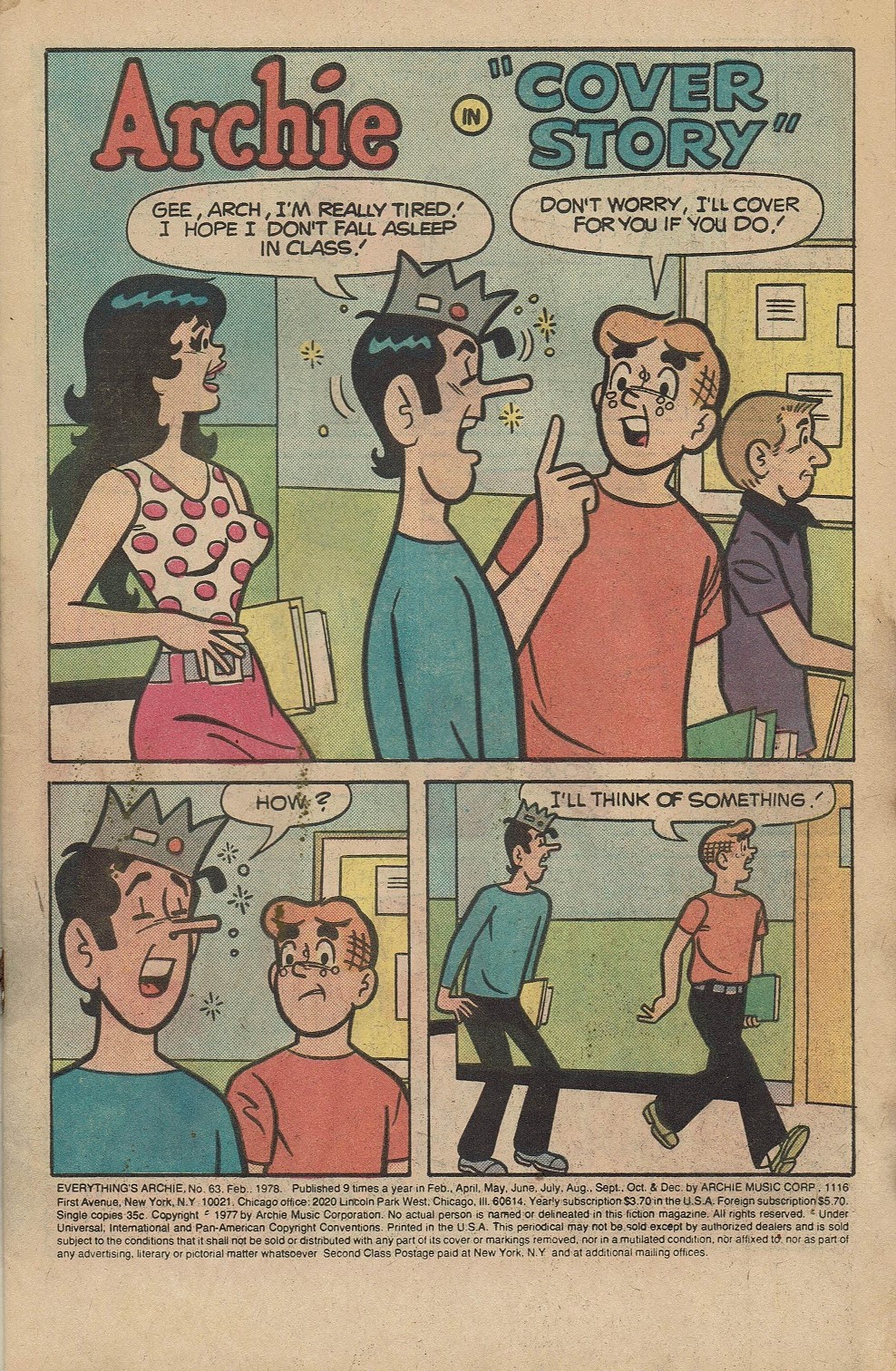 Read online Everything's Archie comic -  Issue #63 - 3
