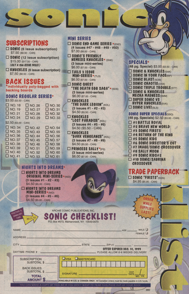 Read online Knuckles the Echidna comic -  Issue #31 - 34
