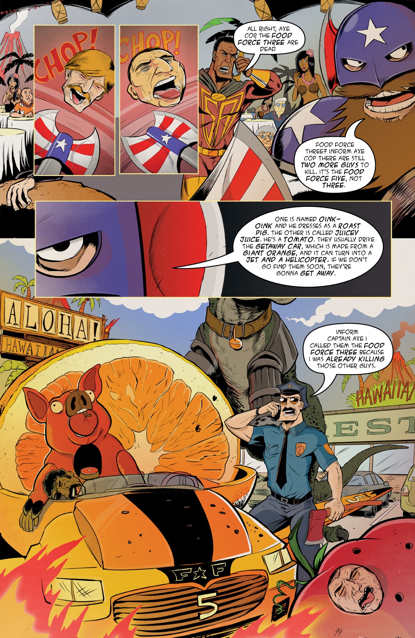 Read online Axe Cop comic -  Issue # TPB 6 - 14