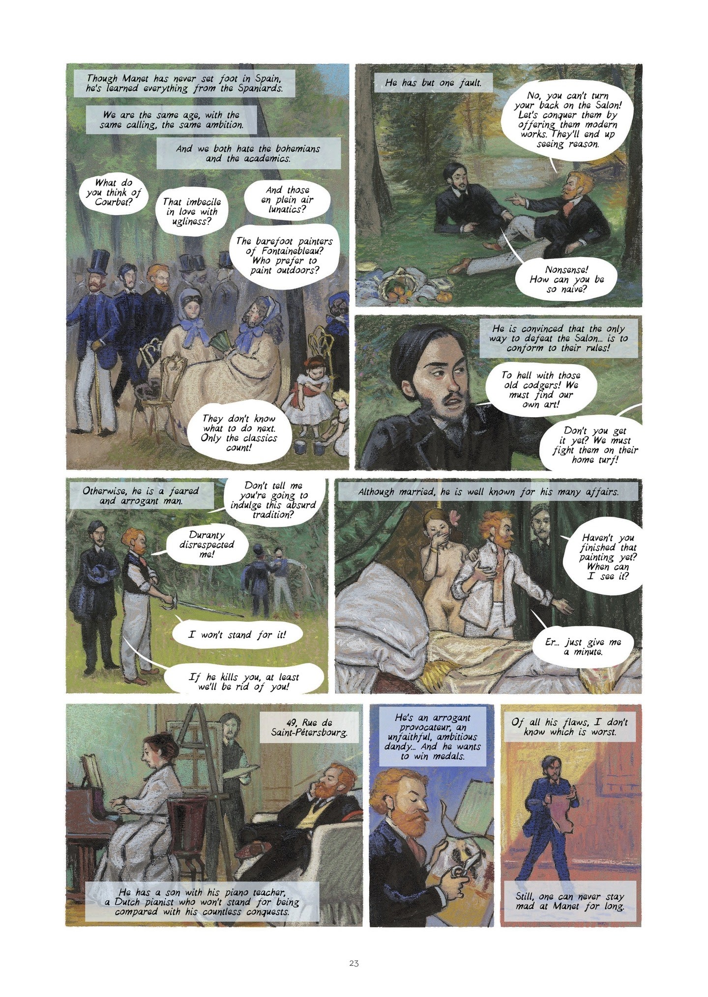 Read online Degas and Cassatt: The Dance of Solitude comic -  Issue # TPB - 23