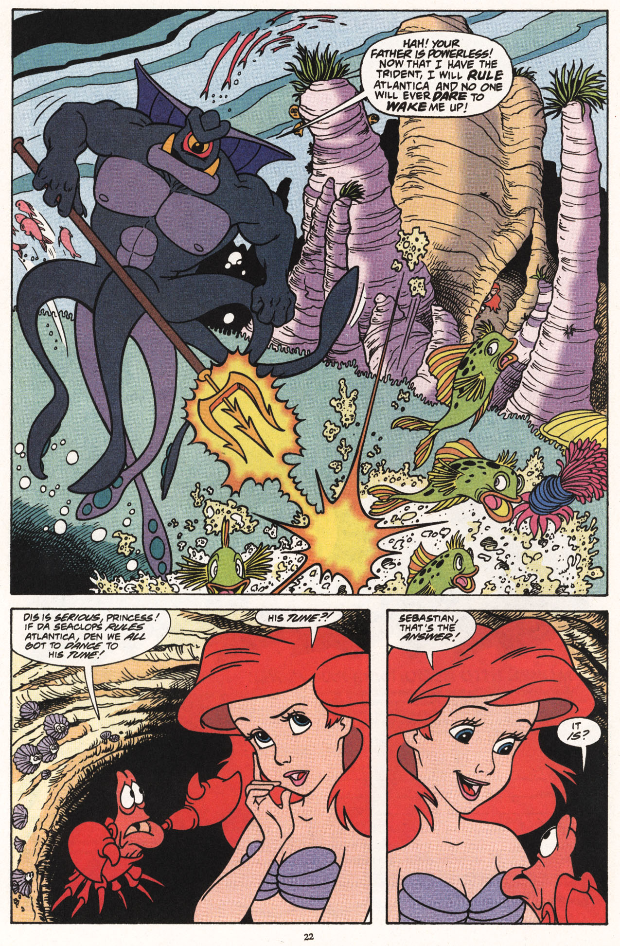 Read online Disney's The Little Mermaid comic -  Issue #3 - 24