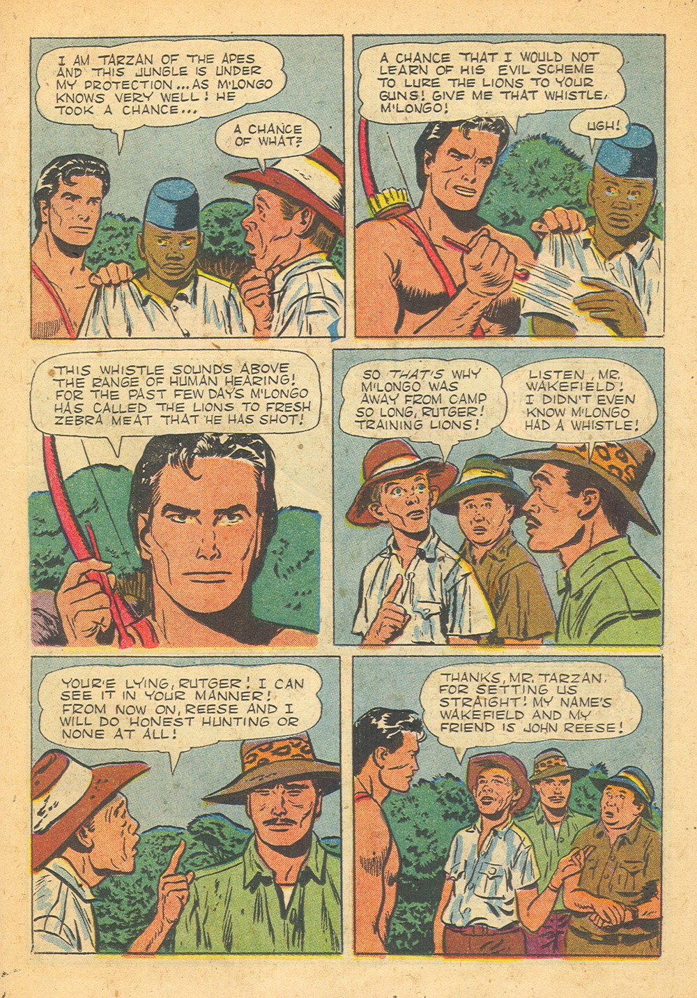 Read online Tarzan (1948) comic -  Issue #57 - 31