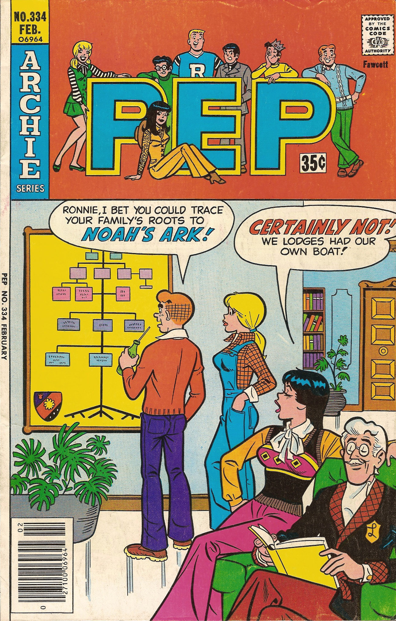 Read online Pep Comics comic -  Issue #334 - 1