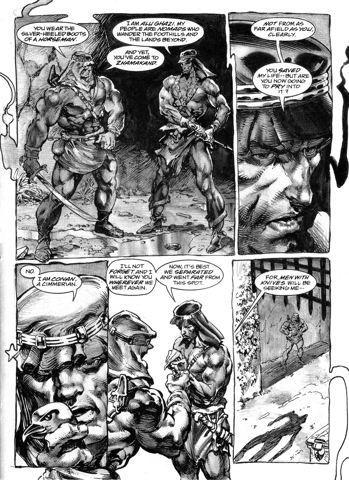 Read online Conan the Savage comic -  Issue #5 - 32