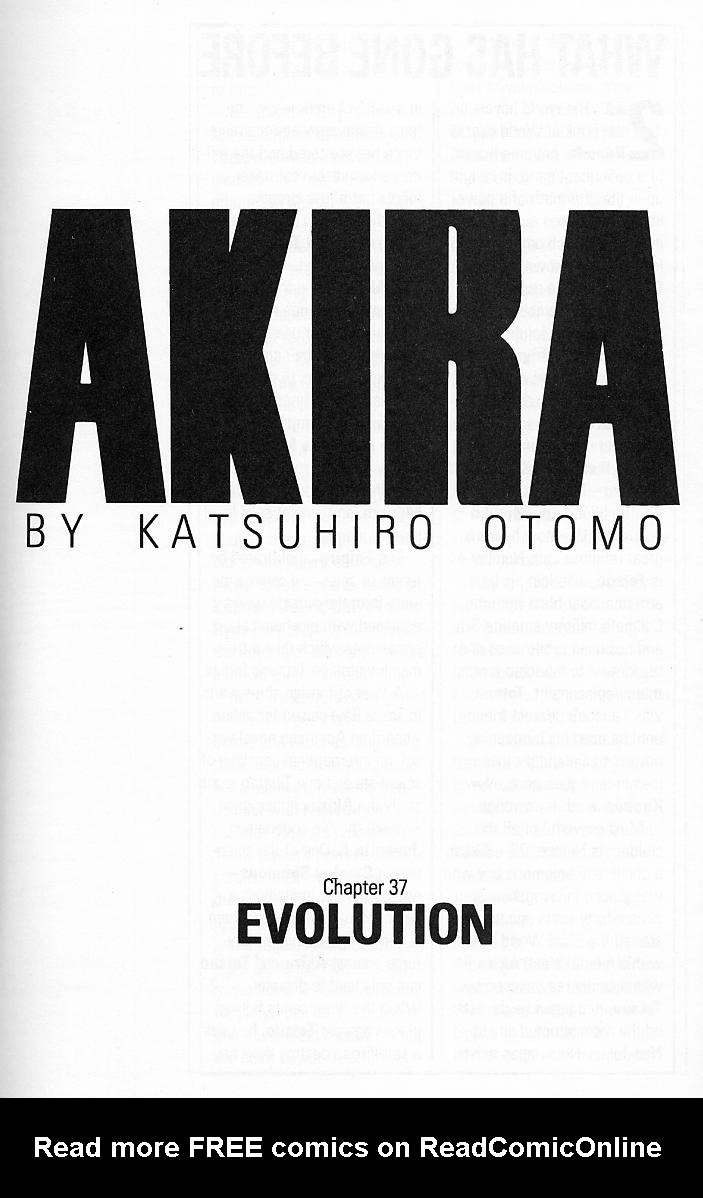 Read online Akira comic -  Issue #37 - 3