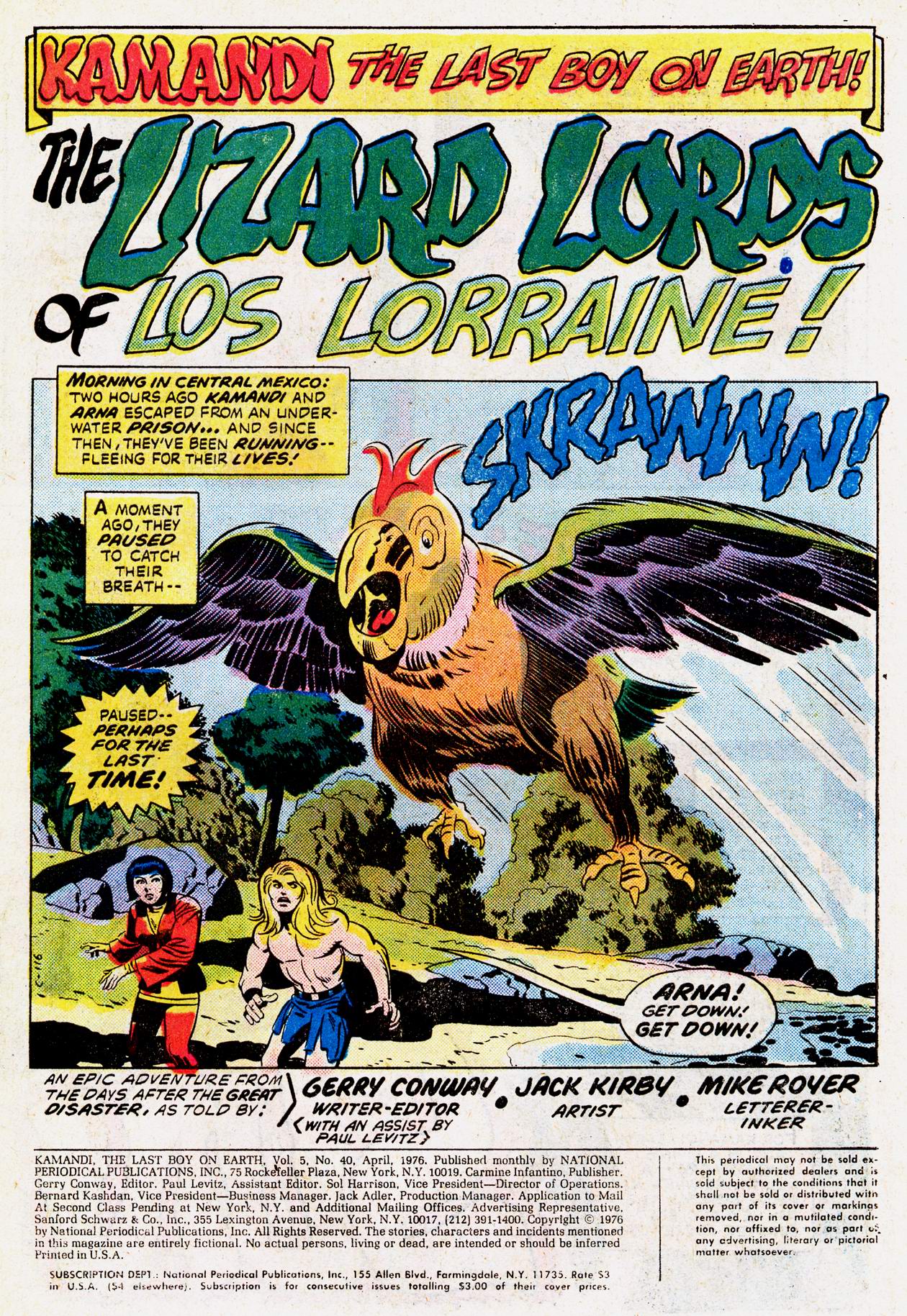 Read online Kamandi, The Last Boy On Earth comic -  Issue #40 - 2