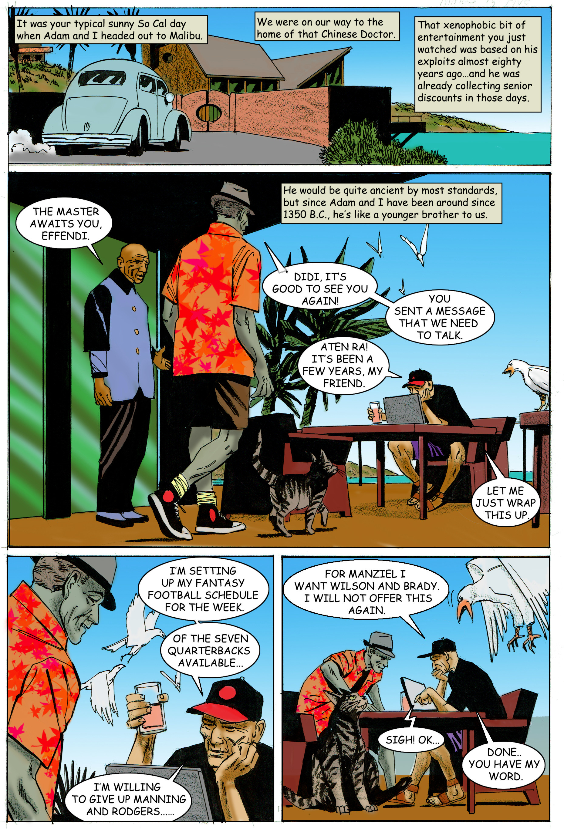Read online The Mad Mummy comic -  Issue #6 - 7