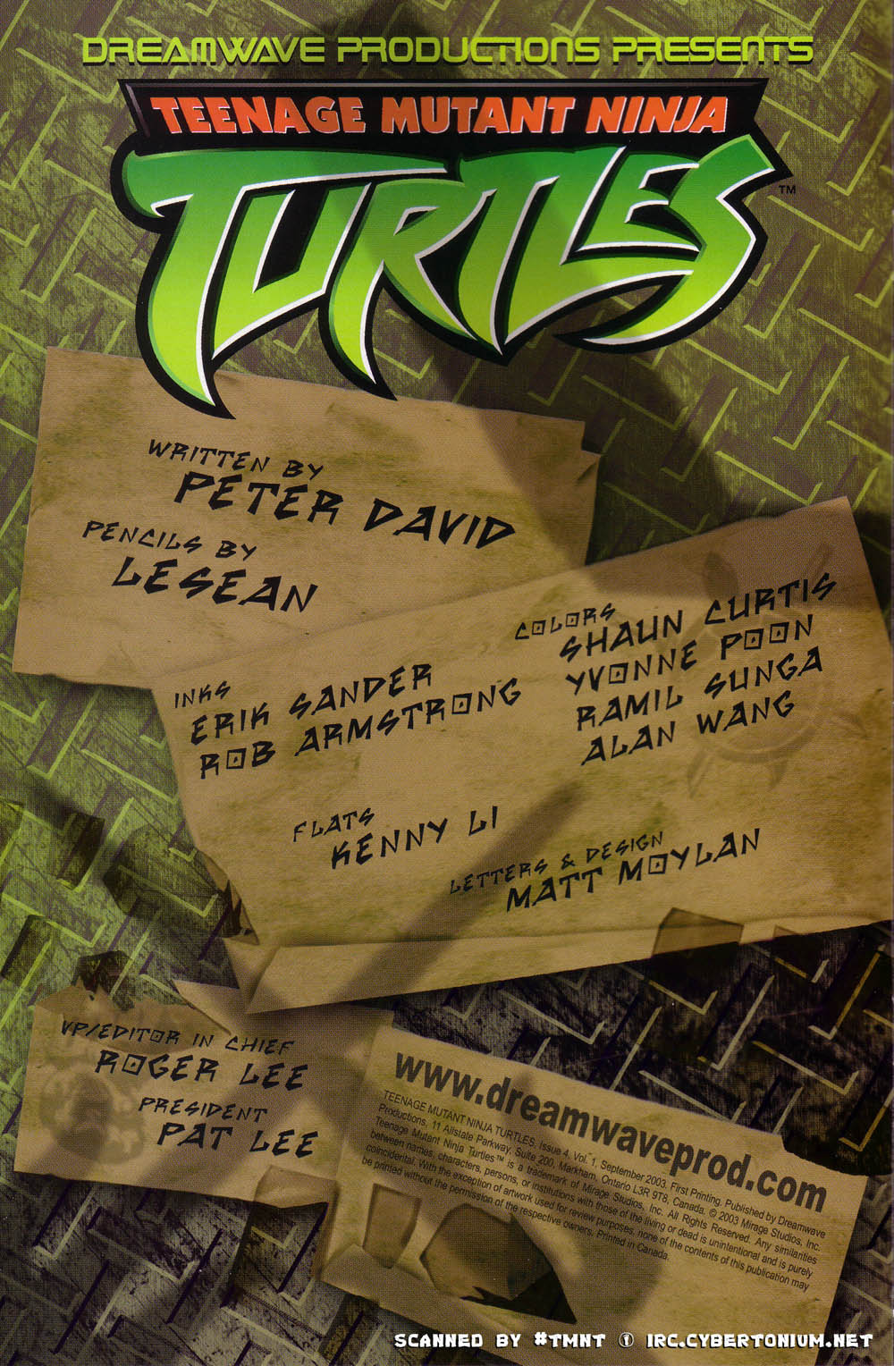 Read online Teenage Mutant Ninja Turtles (2003) comic -  Issue #4 - 2