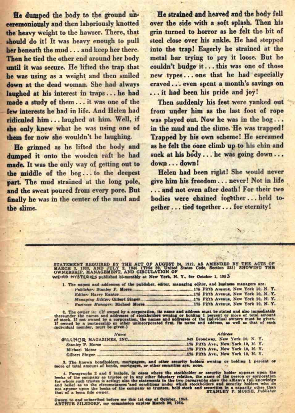 Read online Weird Mysteries (1952) comic -  Issue #10 - 15