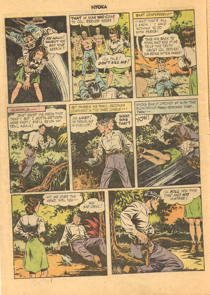 Read online Nyoka the Jungle Girl (1945) comic -  Issue #4 - 22