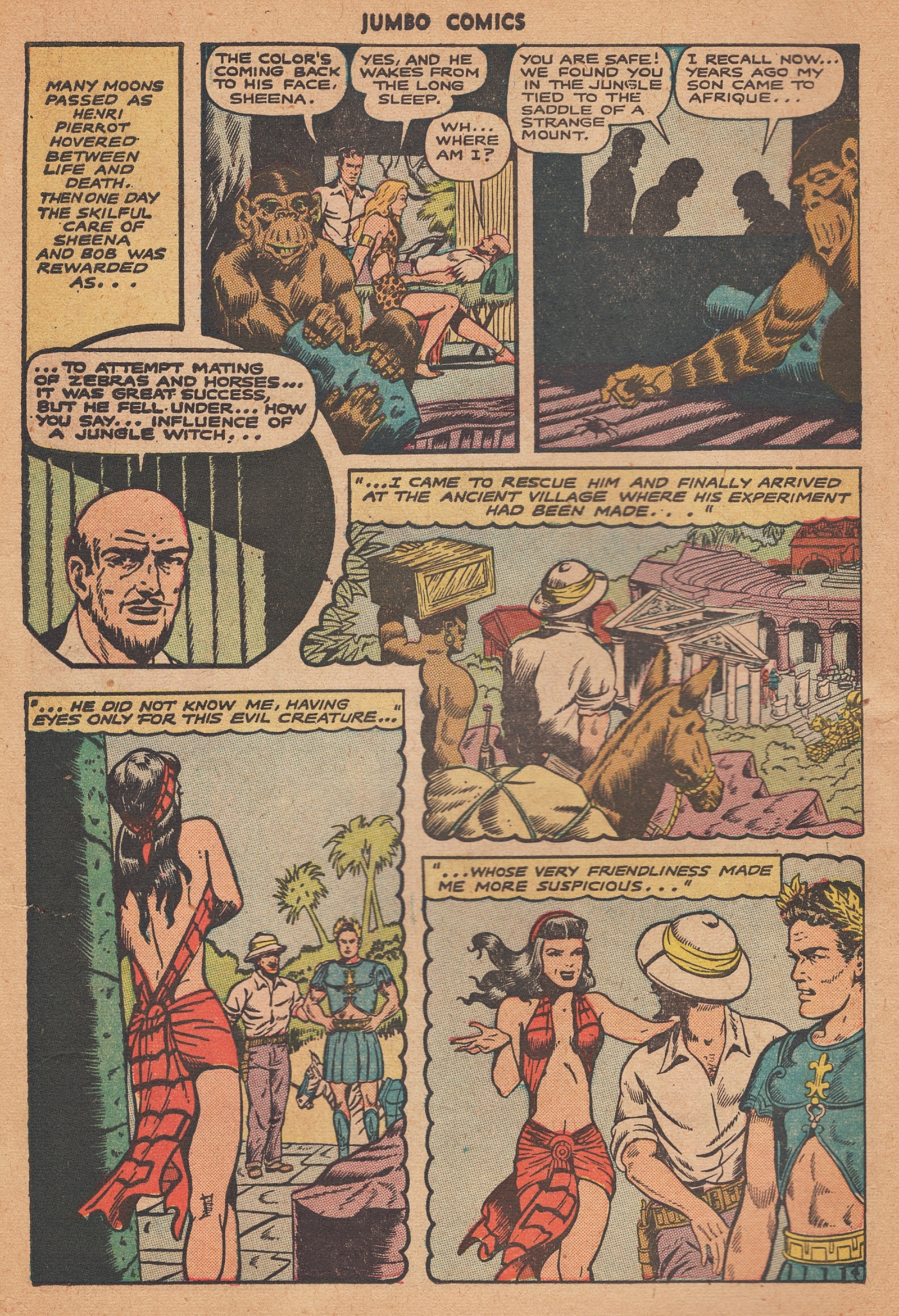 Read online Jumbo Comics comic -  Issue #86 - 6