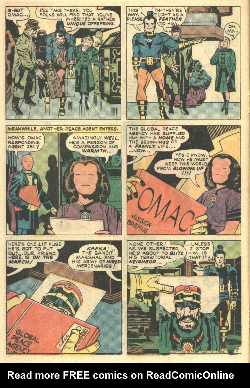 Read online OMAC (1974) comic -  Issue #3 - 8