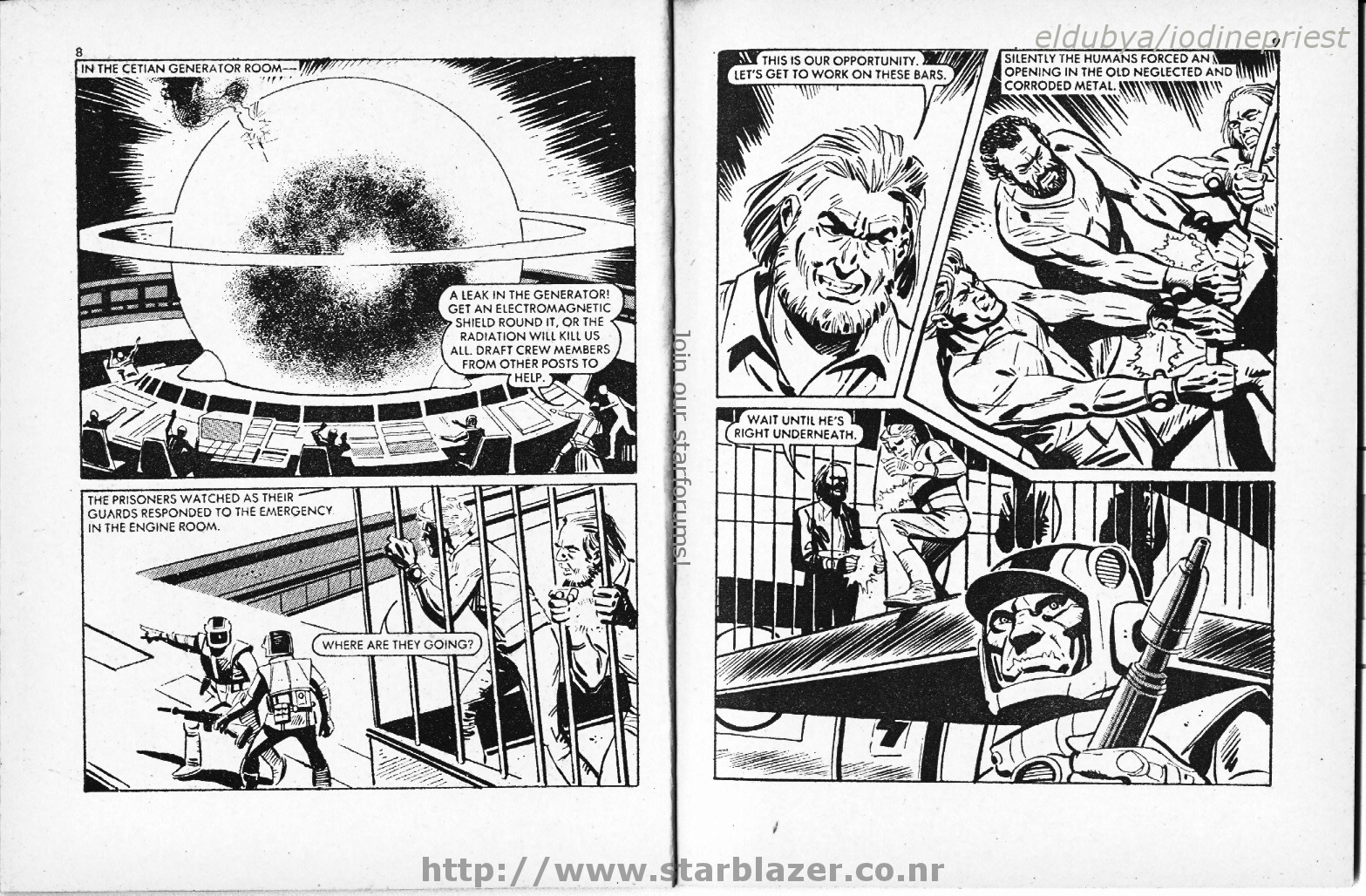 Read online Starblazer comic -  Issue #55 - 6