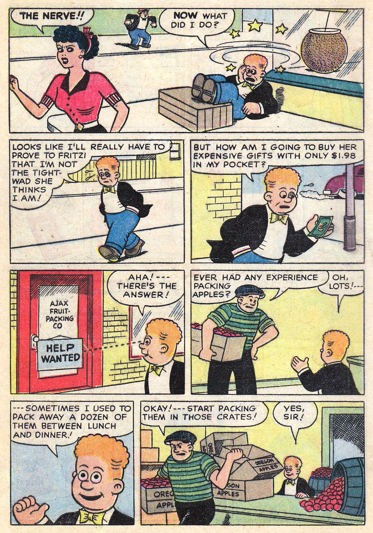 Read online Fritzi Ritz (1953) comic -  Issue #59 - 8